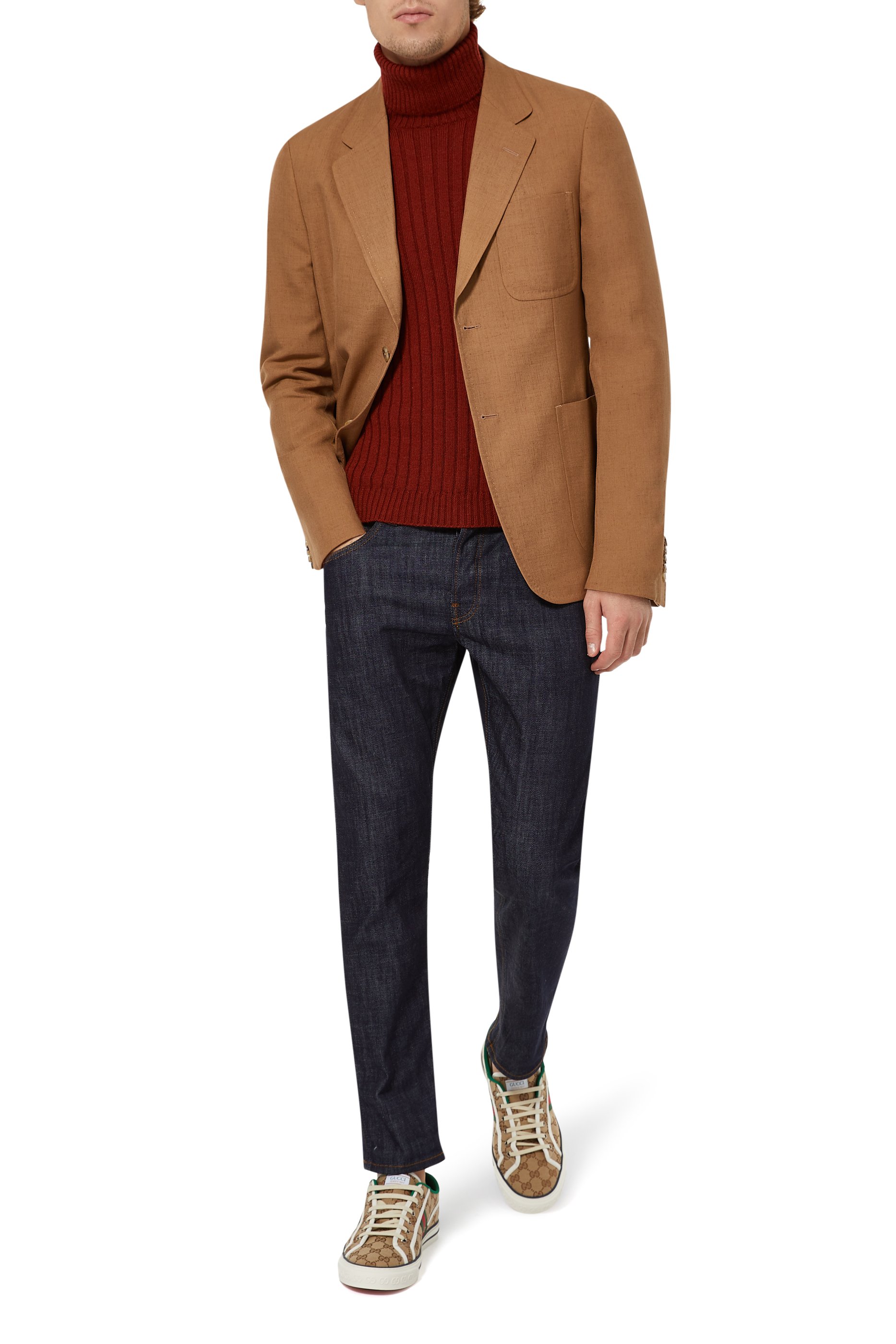 Palma Wool-Cotton Blazer