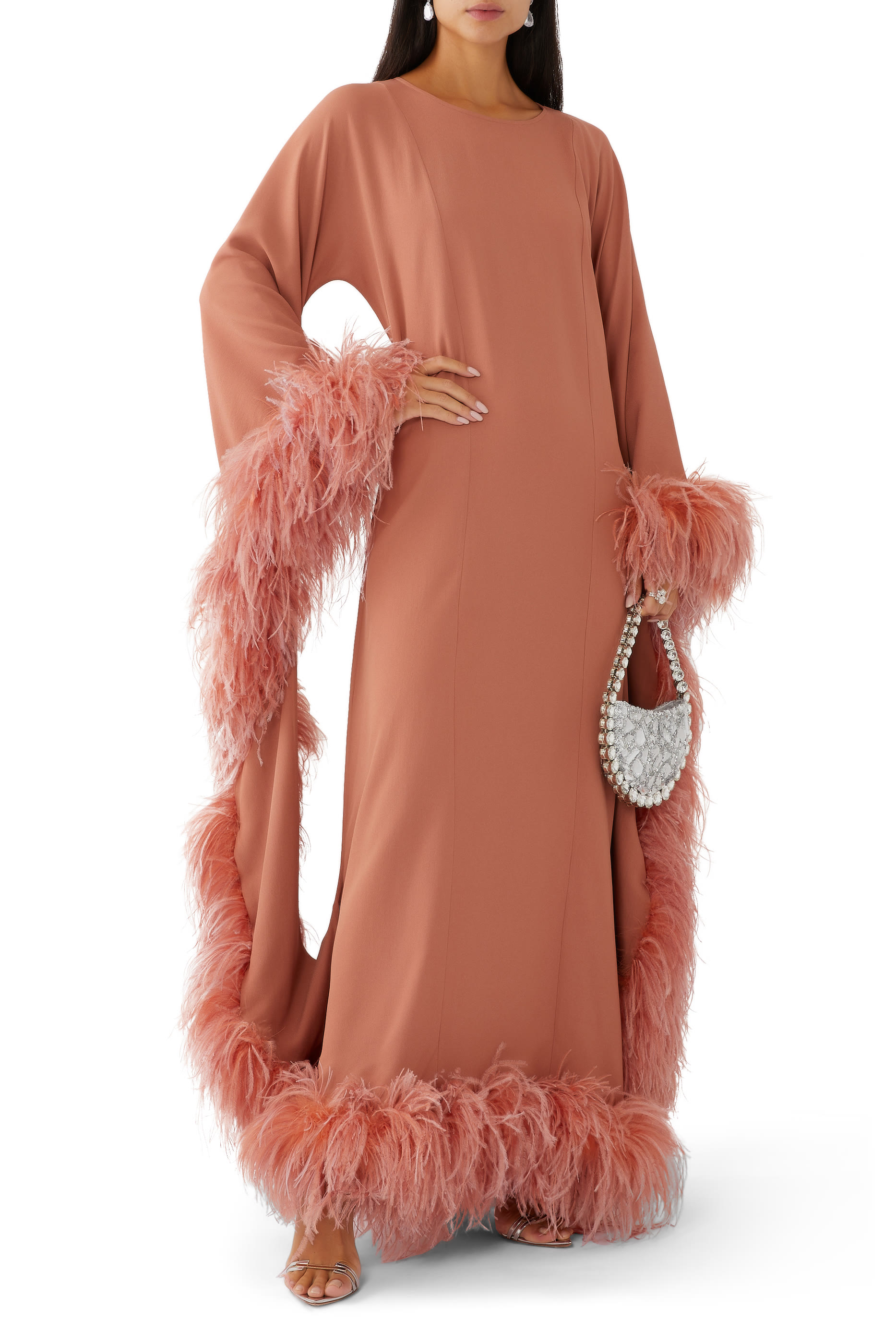 Feathered Moonbar Kaftan