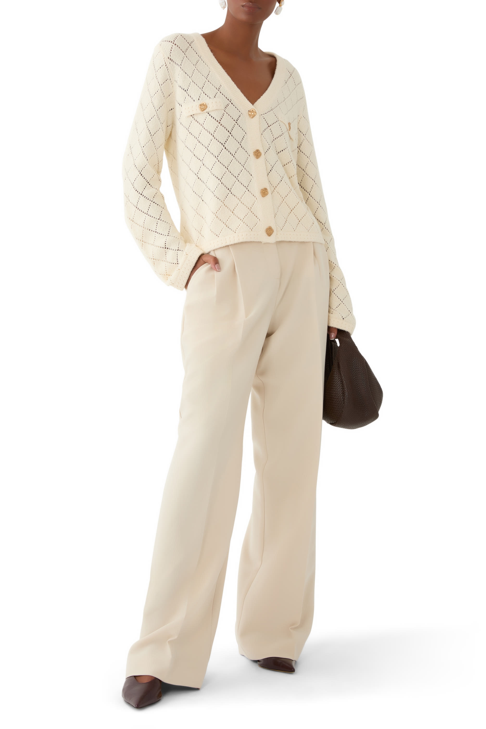 Crush Pointelle Cardigan