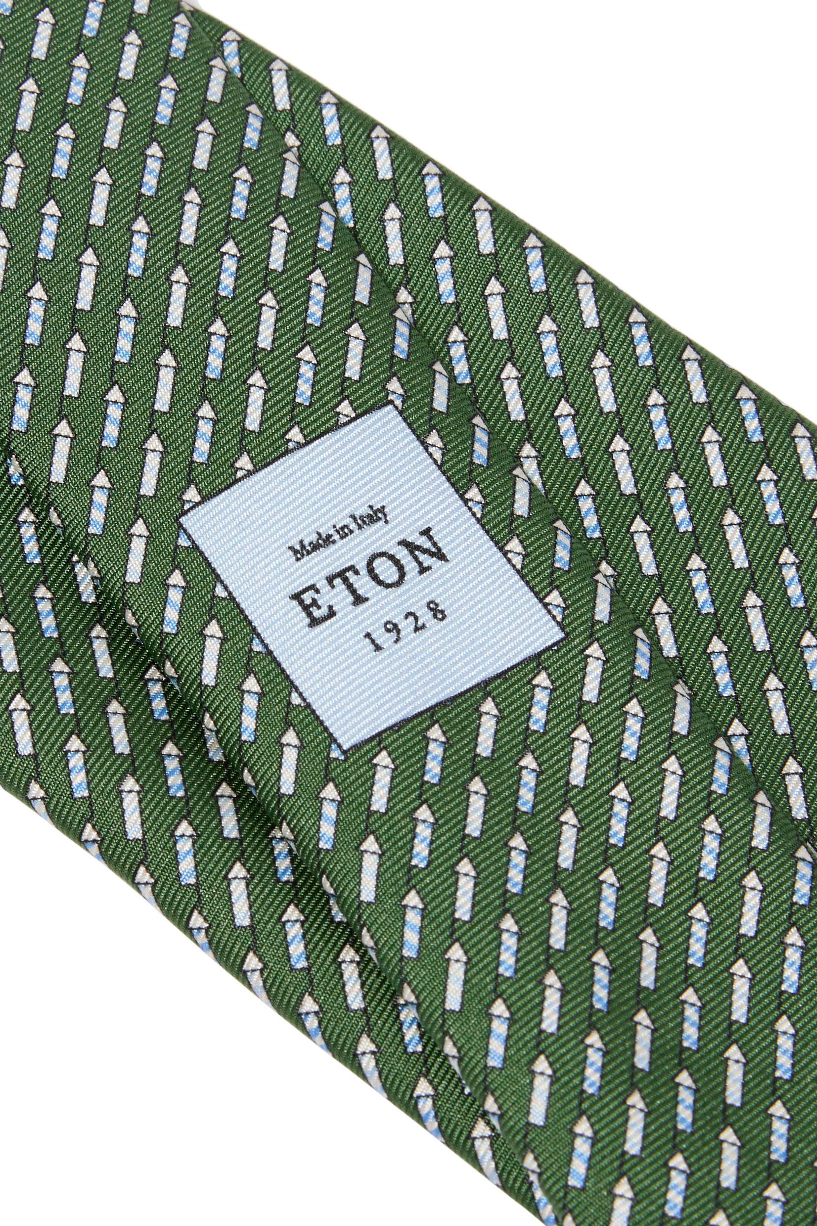 Geometric Woven Silk Tie