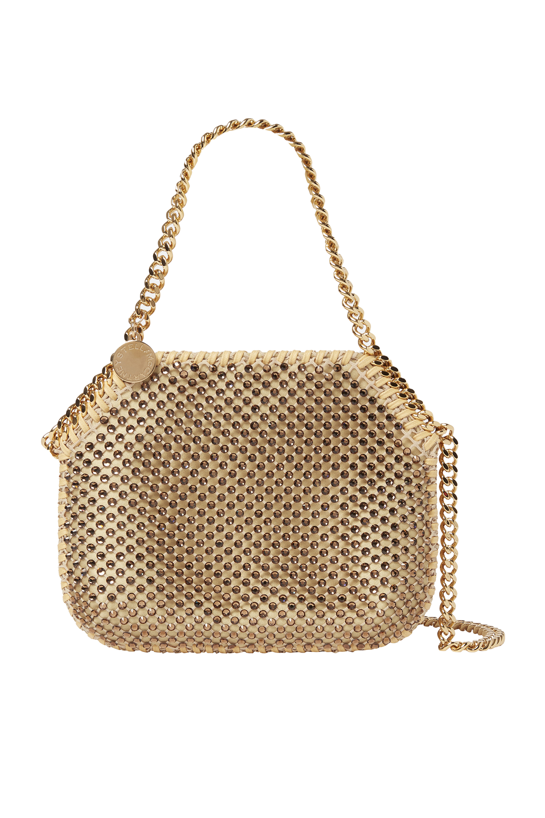 Falabella Crystal Mesh Mini Tote Bag