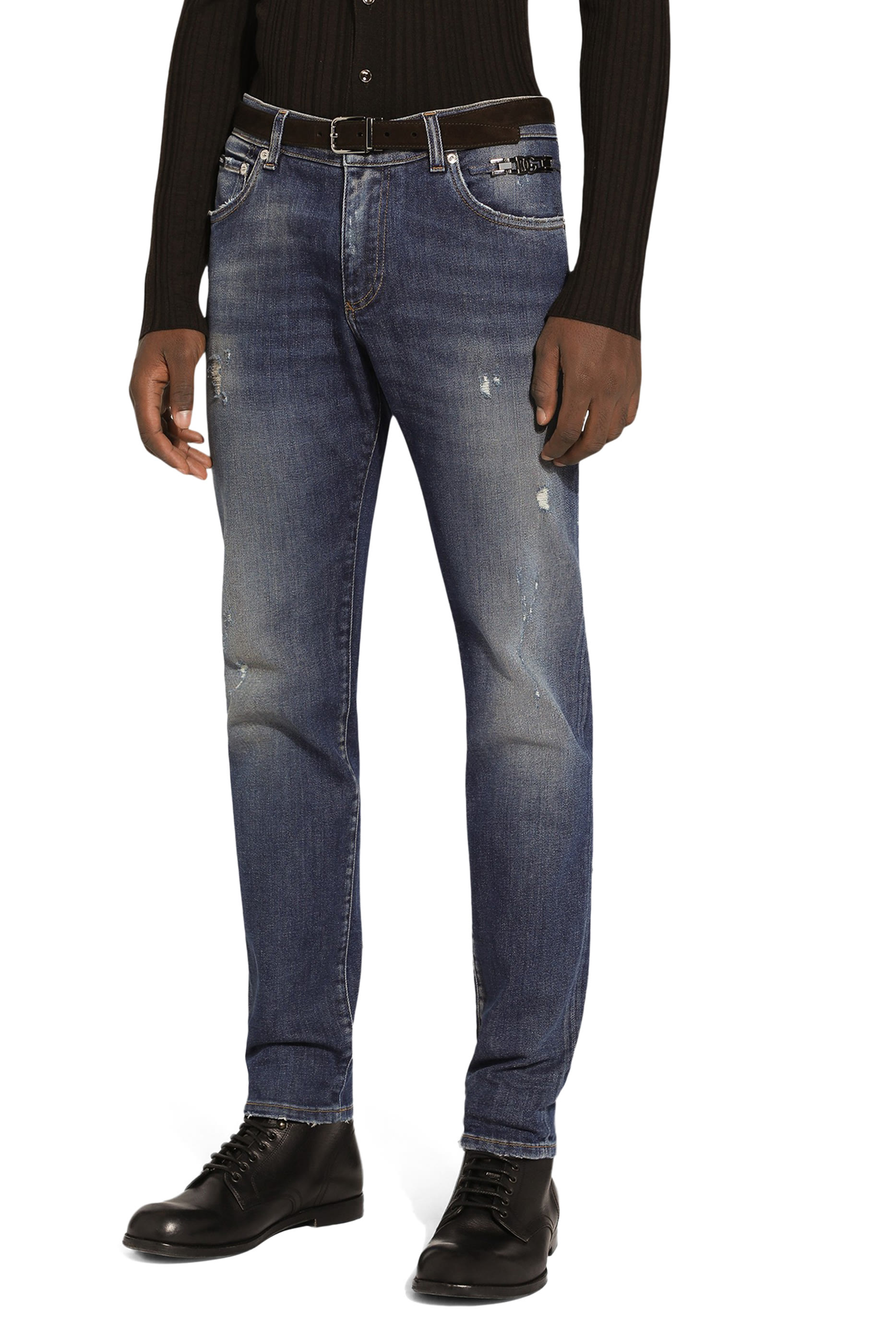 Slim-Fit Stretch Denim Jeans