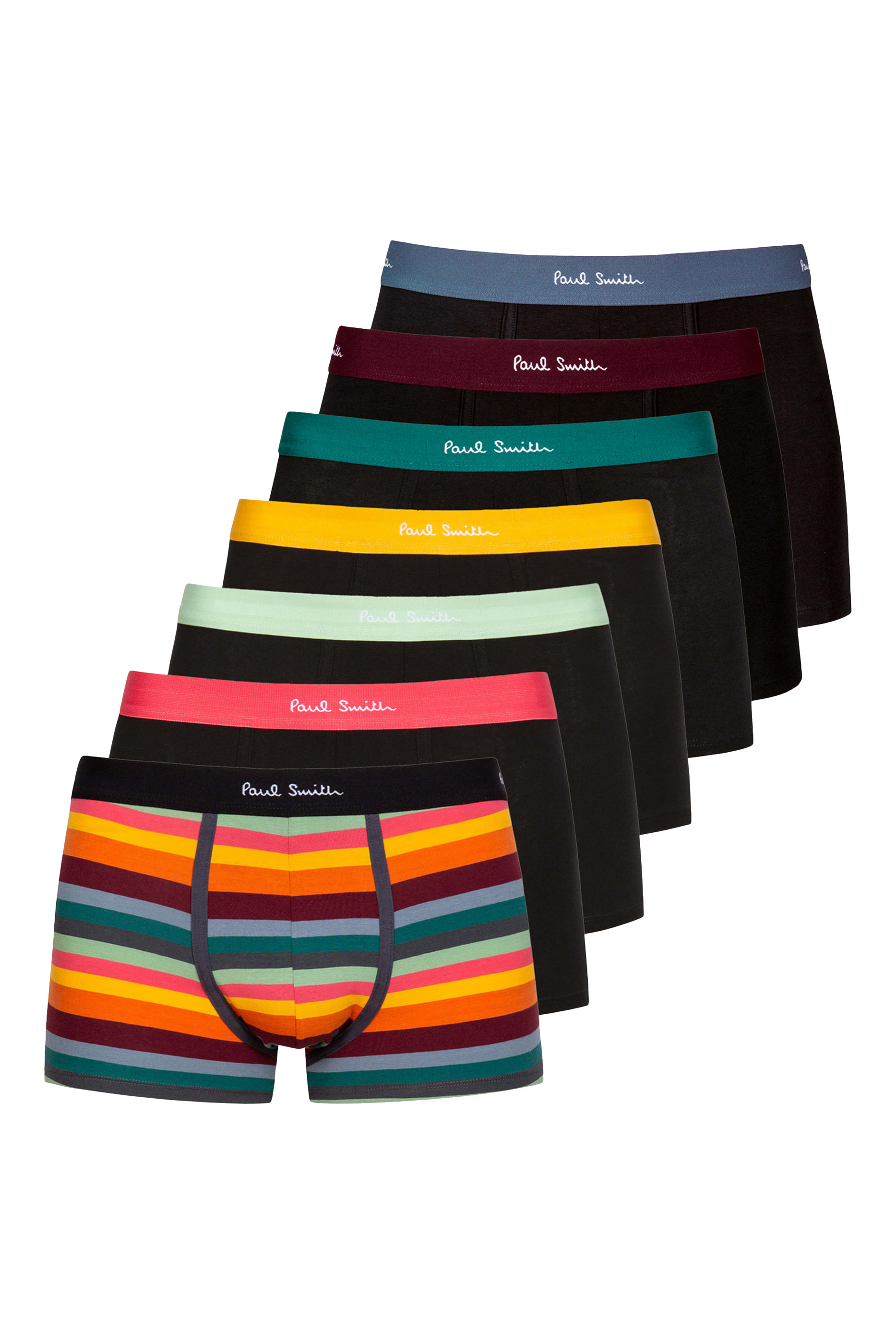 Artist Stripe Mixed Boxer Briefs, Set of 7