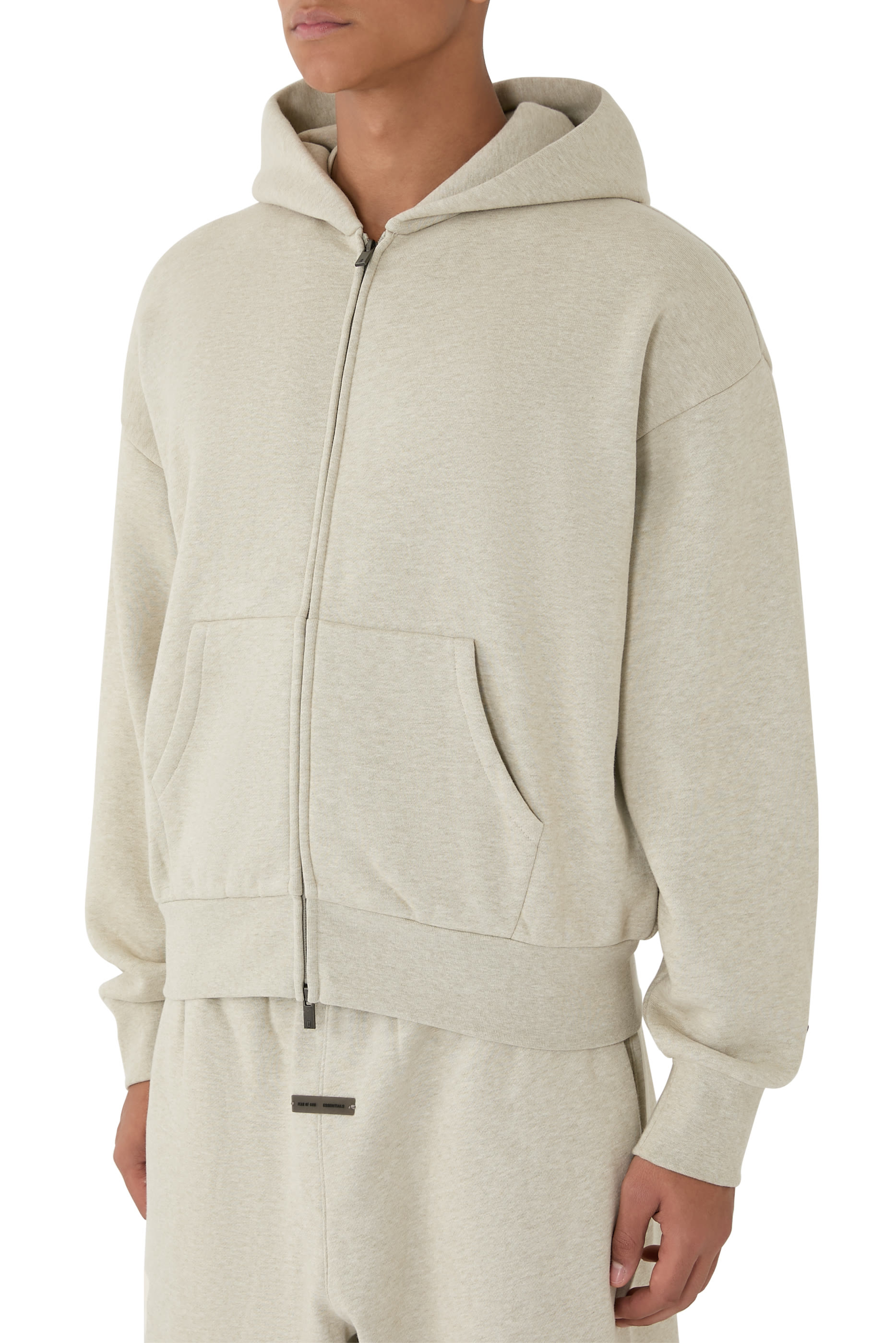  Classic Fit Fleece Zip-Up Hoodie
