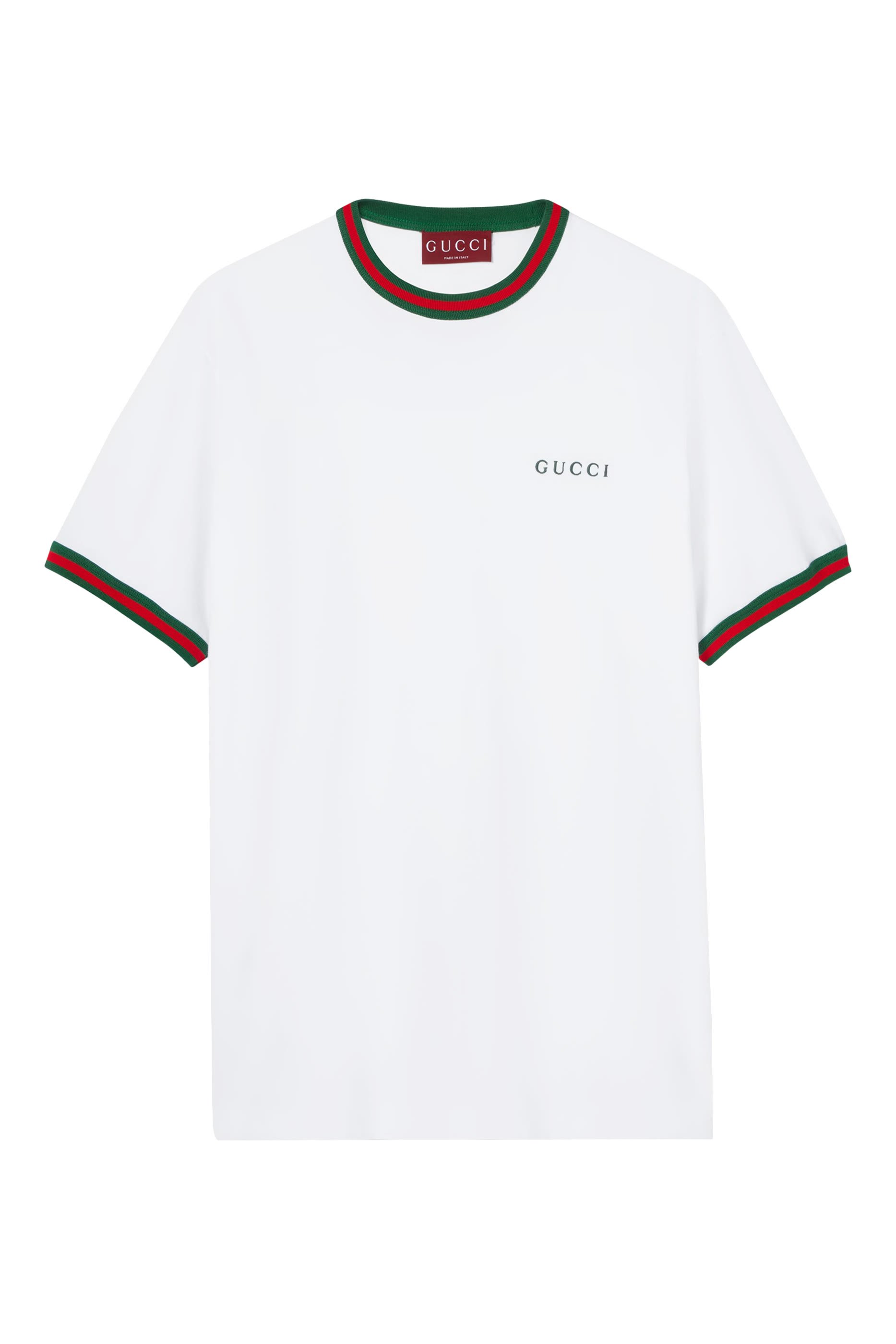 Cotton Jersey T-Shirt with Embroidery