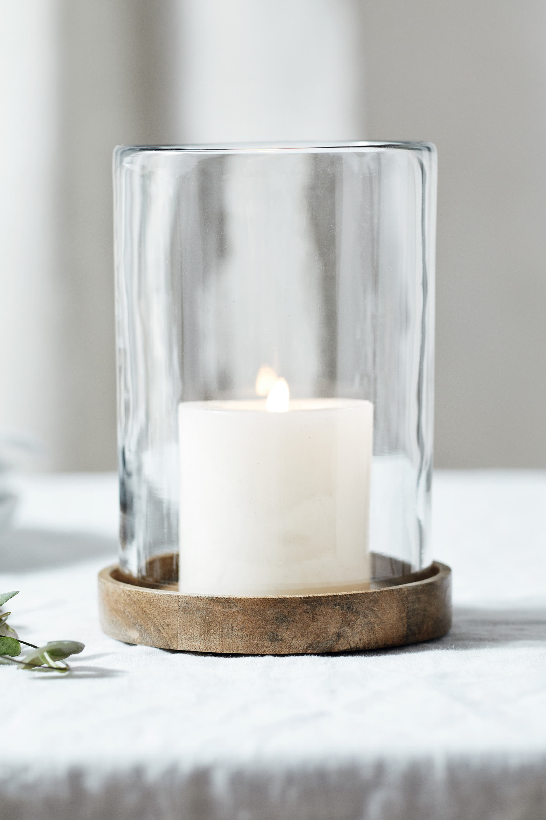 Mango Wood Candle Holder