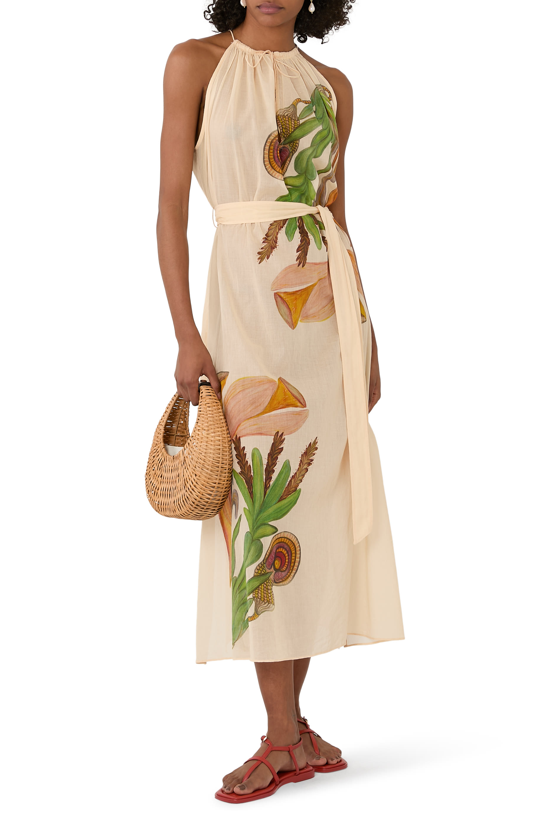 Elara Sleeveless Dress Coverup