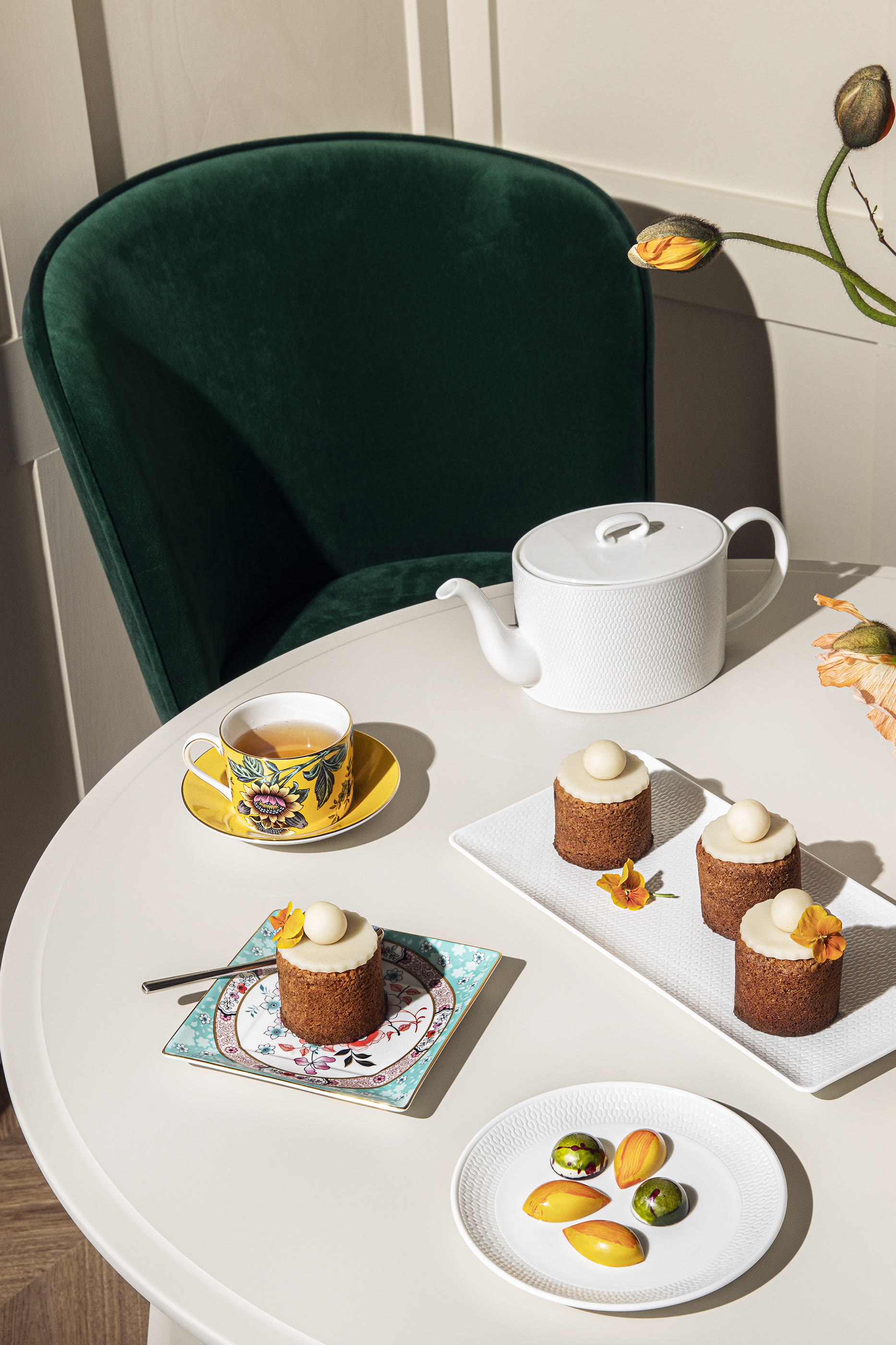 Wonderlust Yellow Tonquin Teacup & Saucer