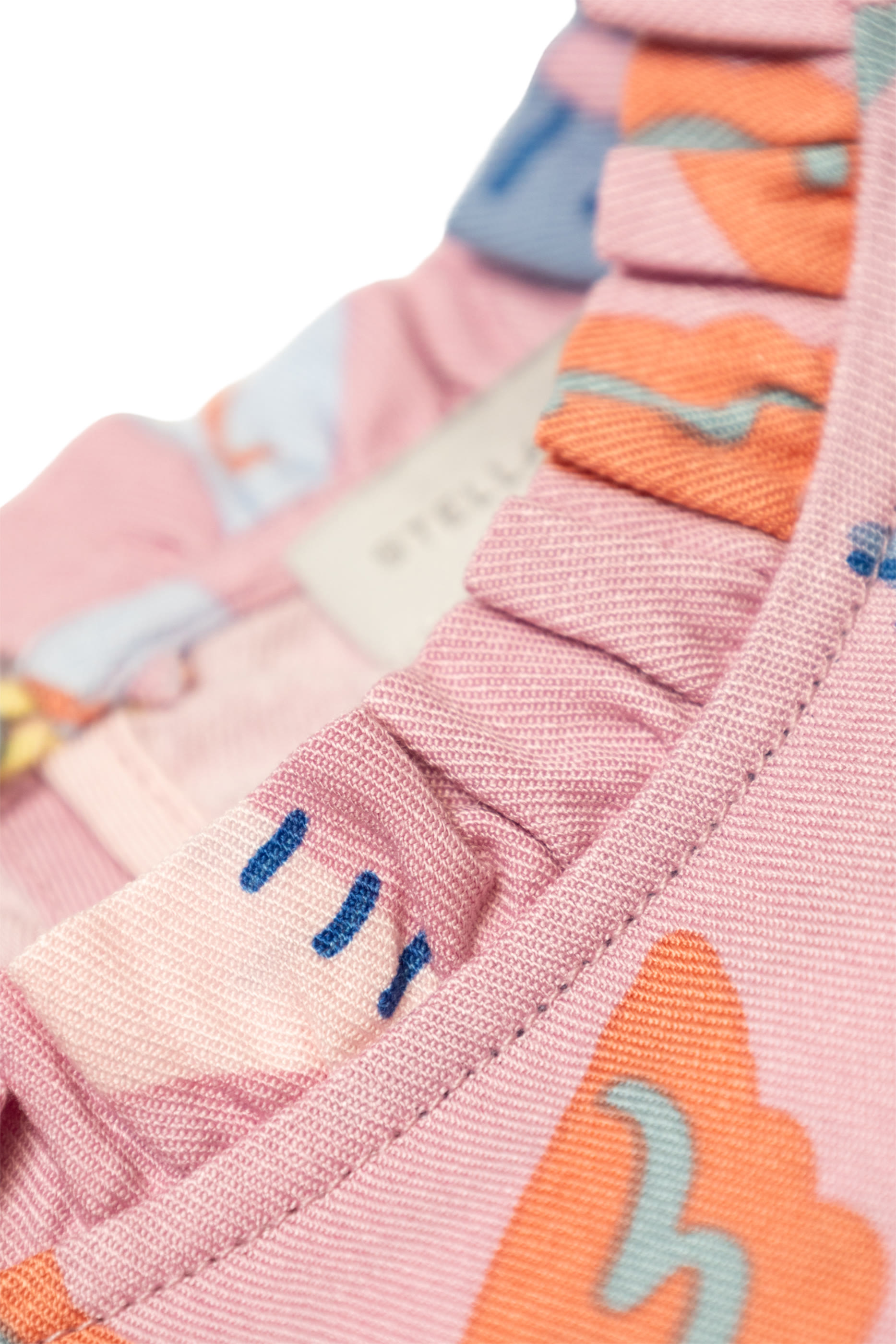 Kids Dove Print Pleated Long-Sleeve Top