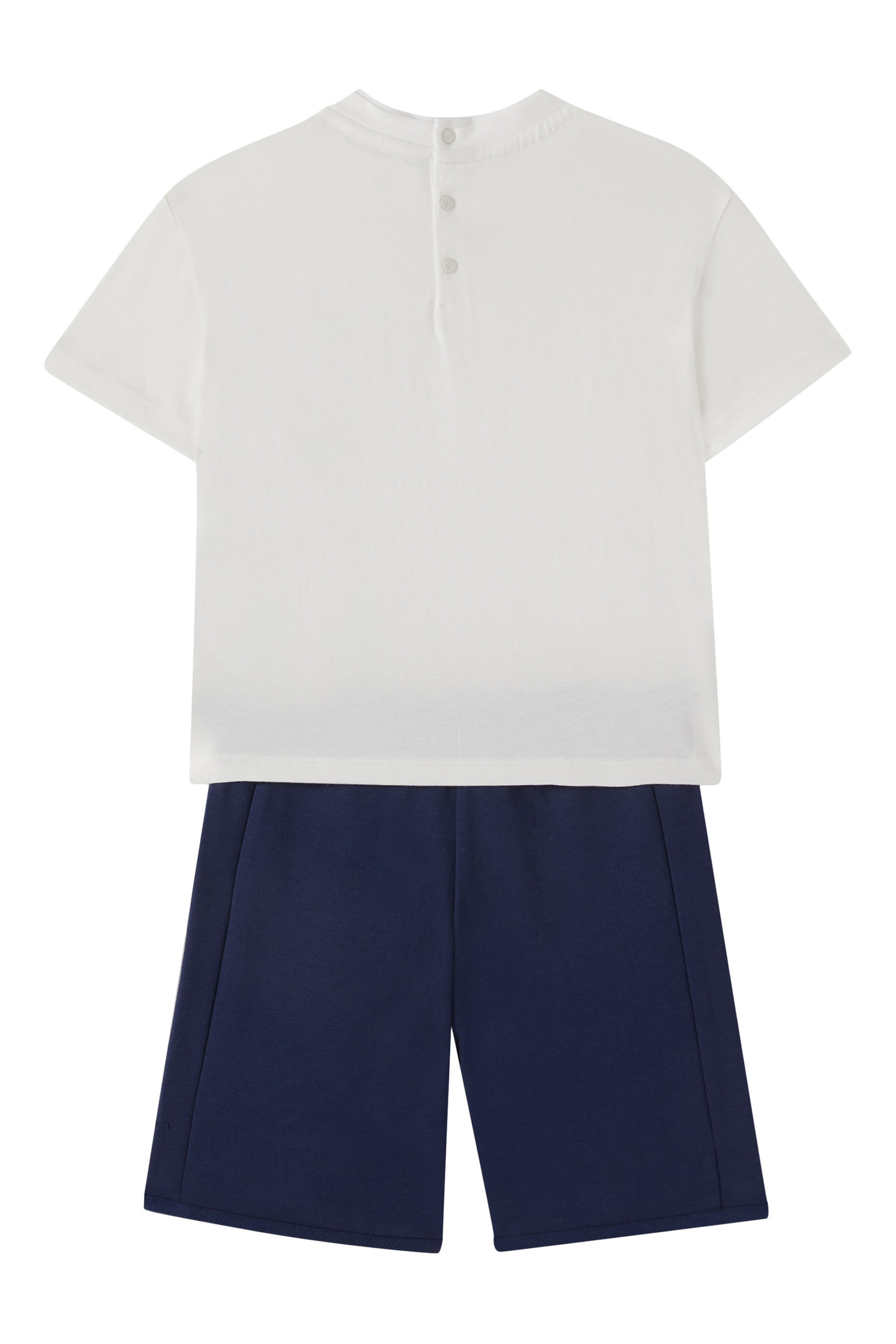 Kids Micro EA Logo T-Shirt & Shorts Set