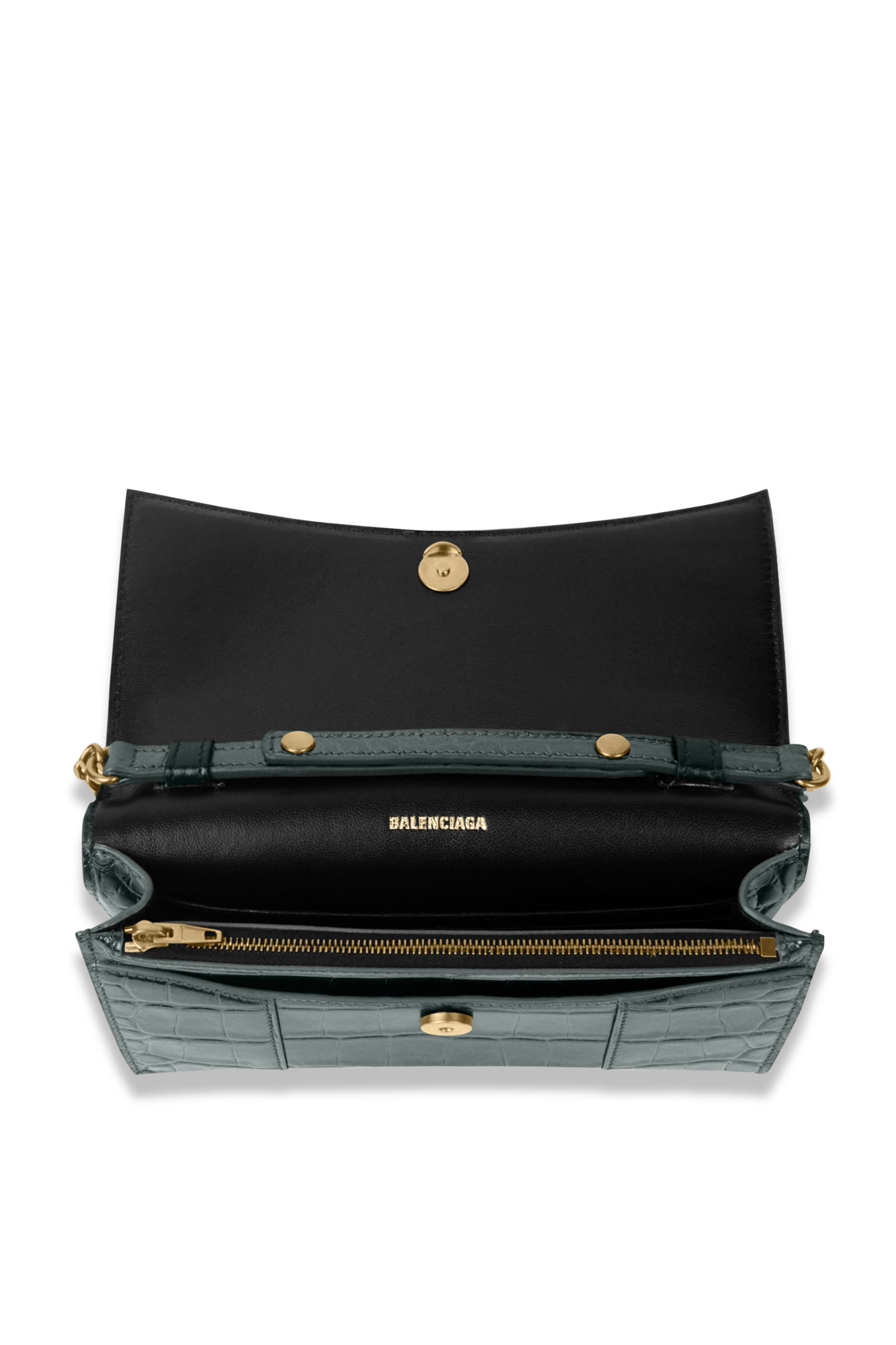 Hour Glass Wallet Chain Bag