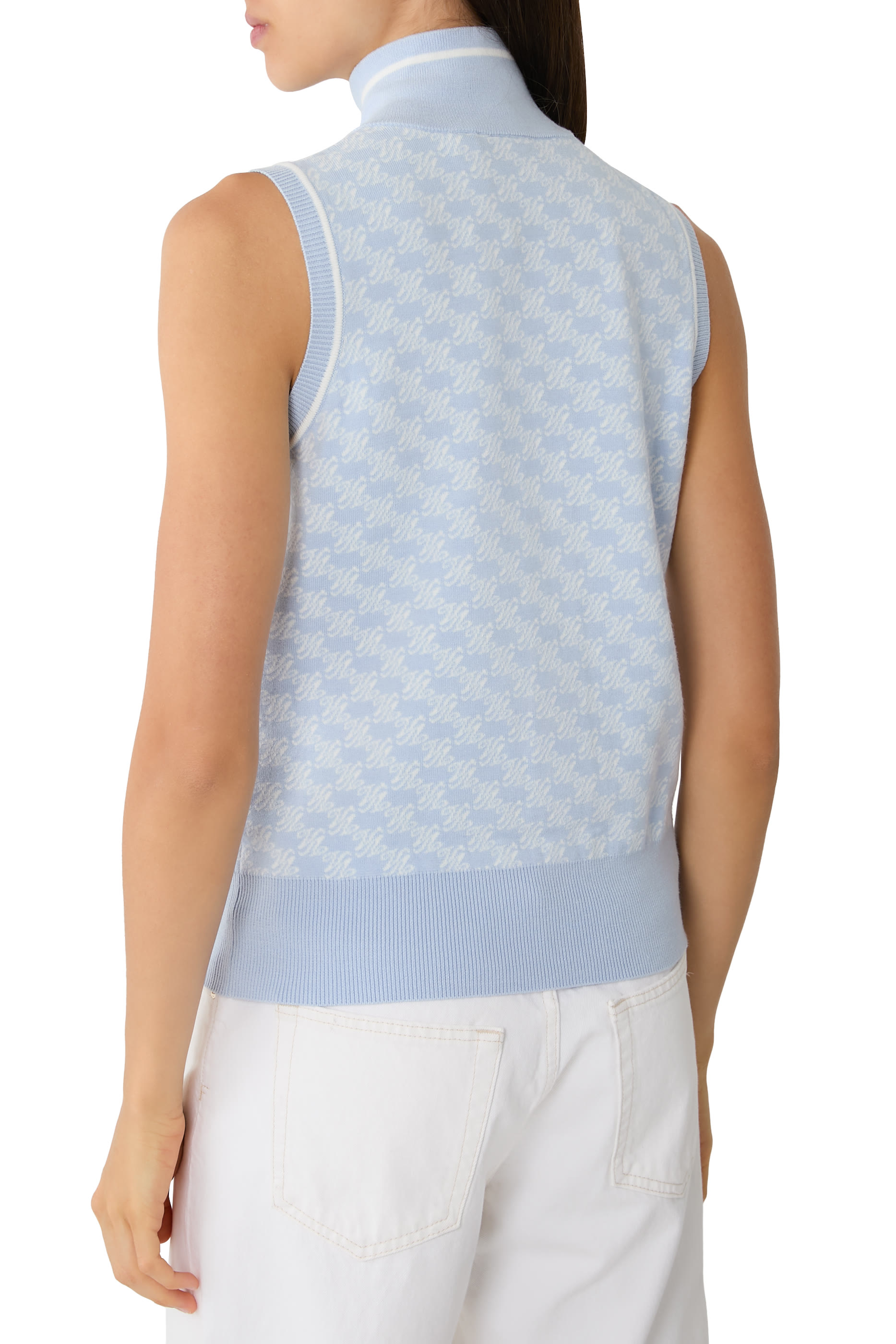 Vincent Half-Zip Knit Vest 
