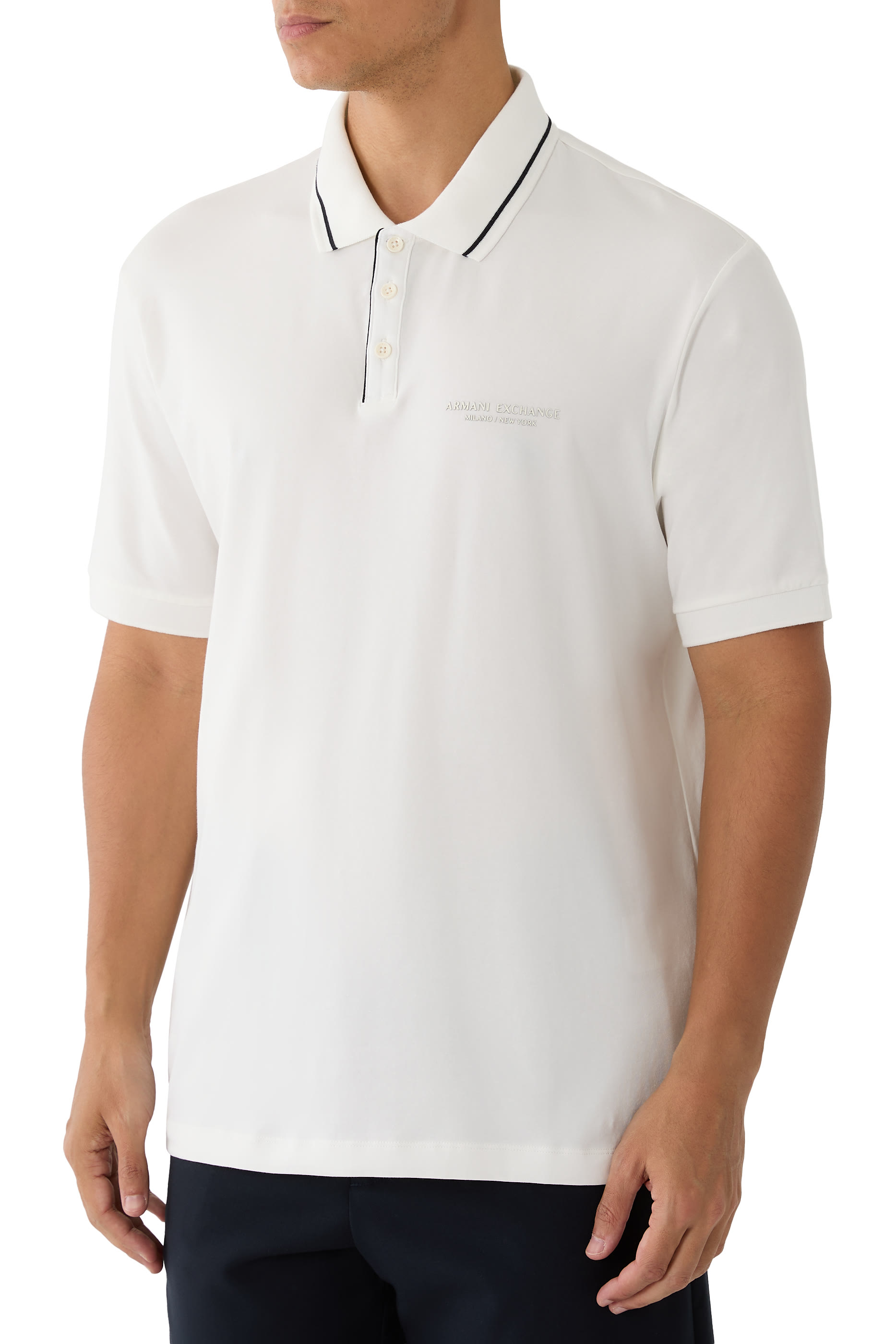 Regular Fit Polo Shirt in Stretch Jersey