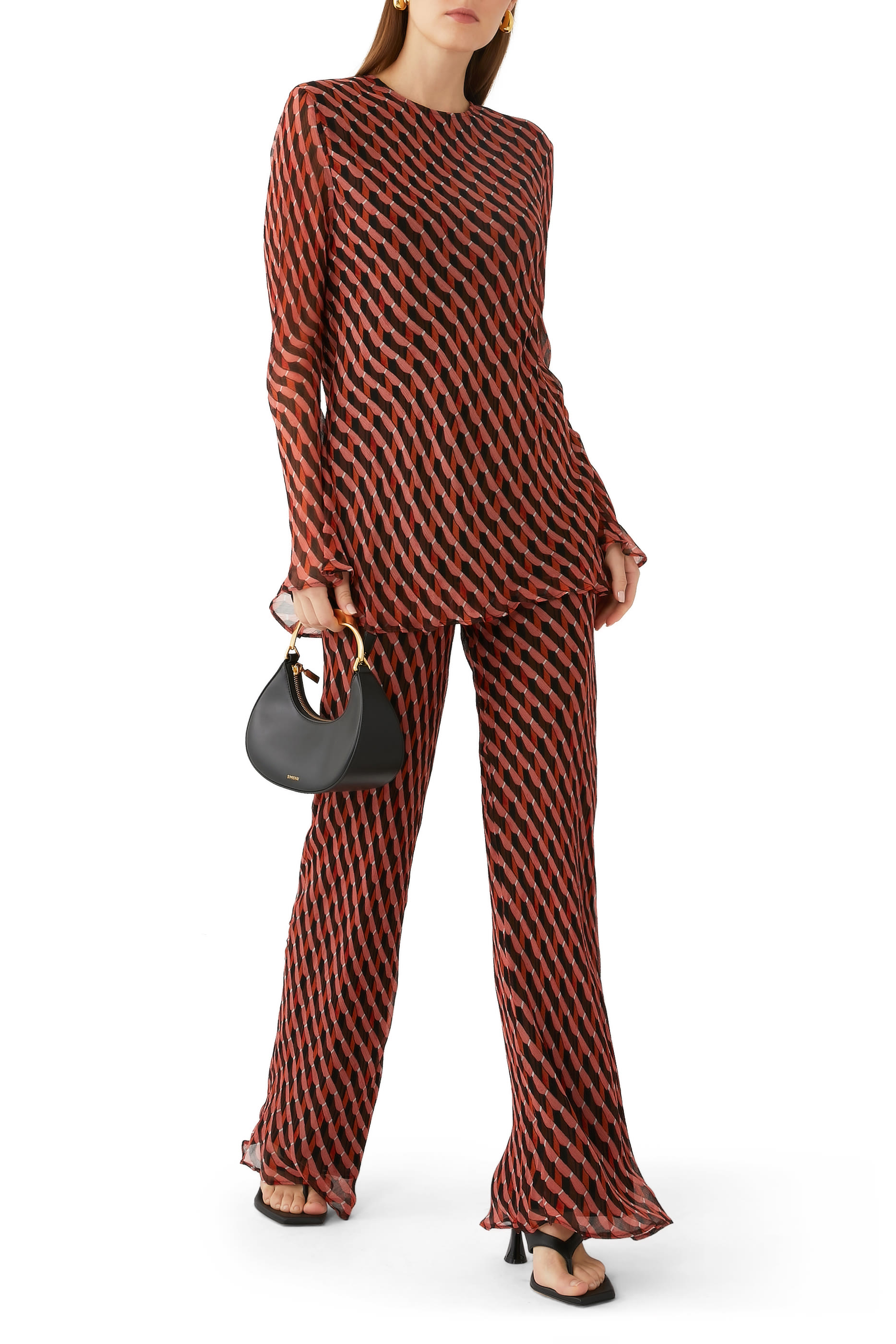 Martina Bias Cut Flared Top