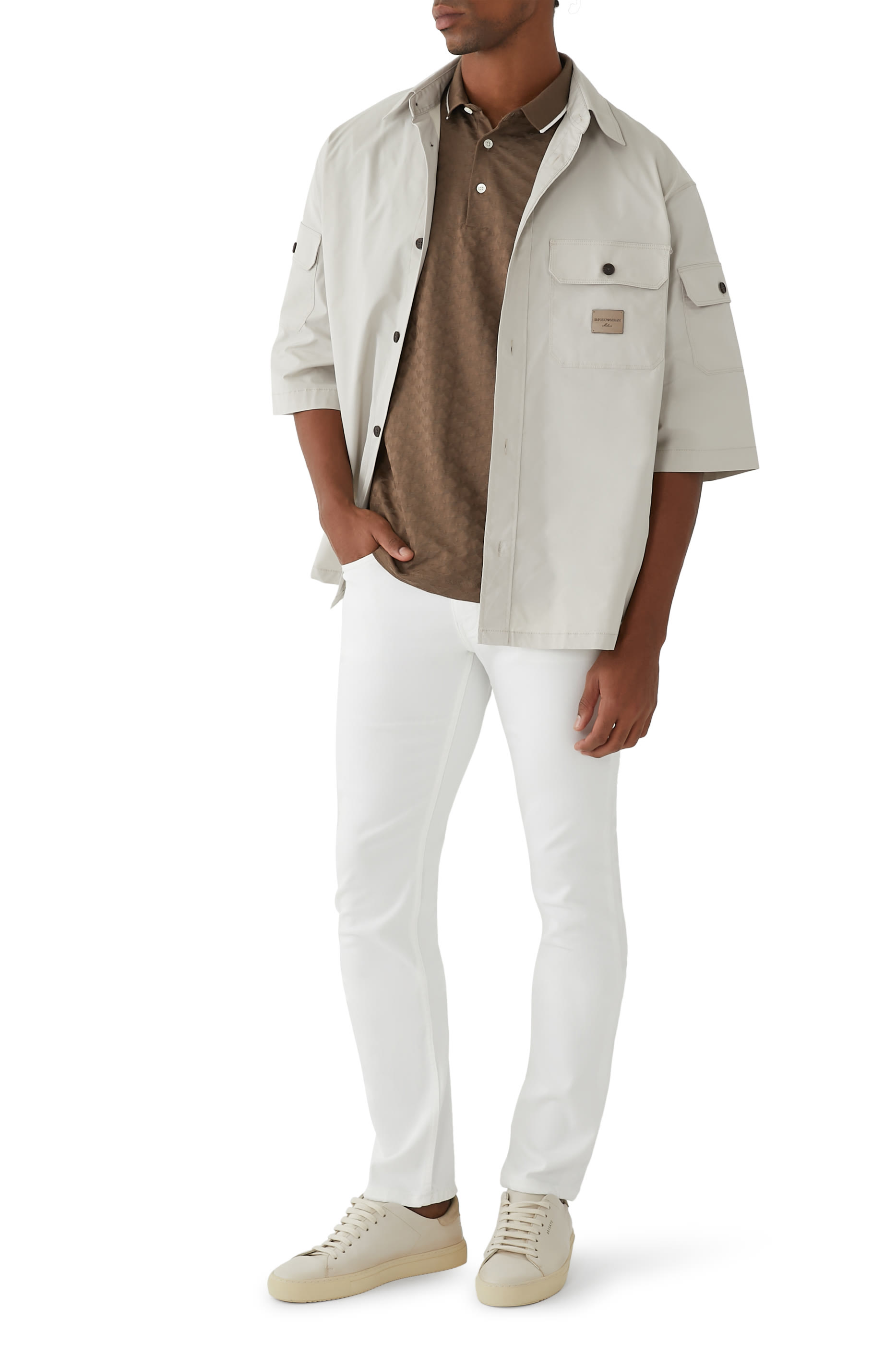 Logo Patch Short Sleeve Shirt