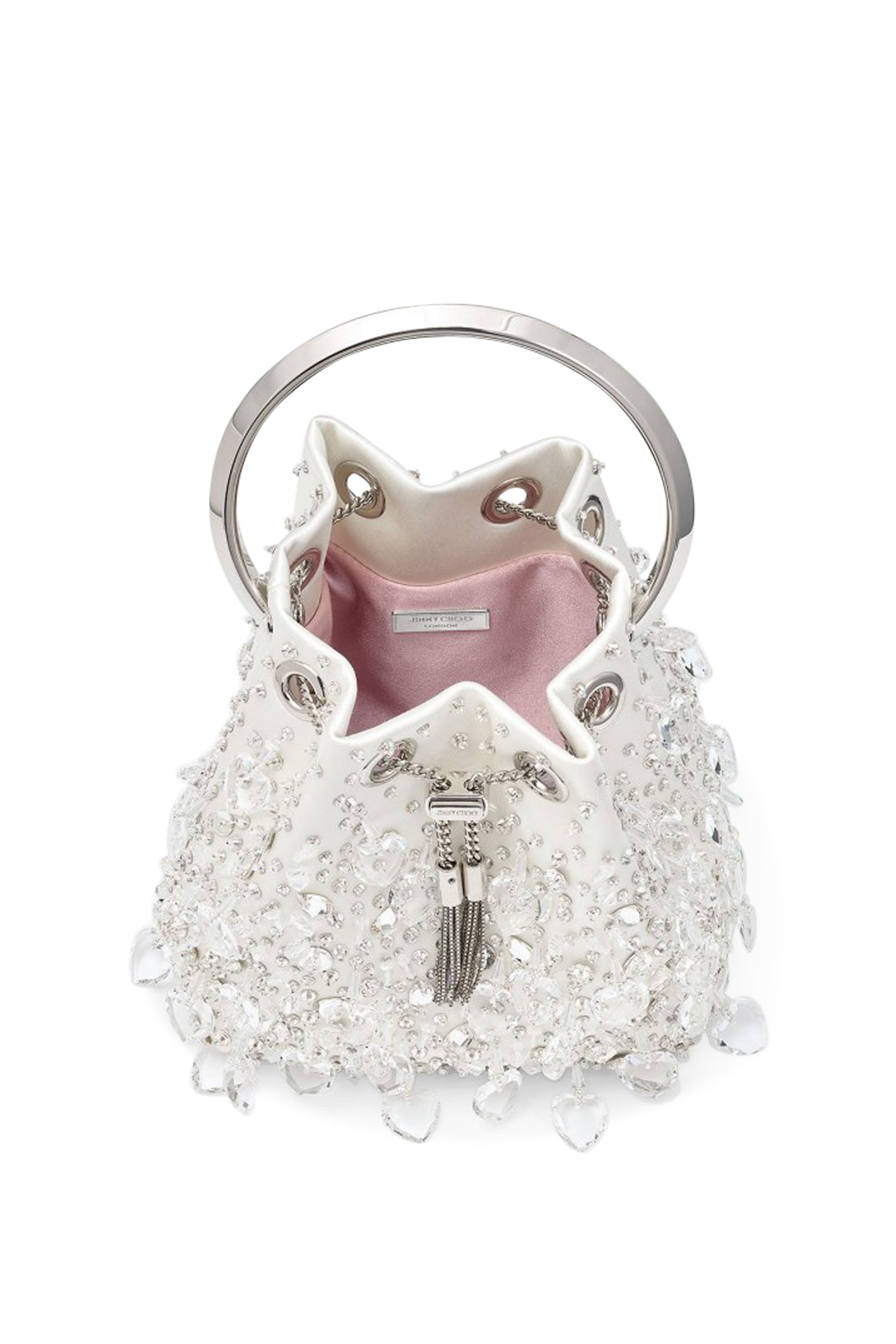 Bon Bon Satin Crystal Bag