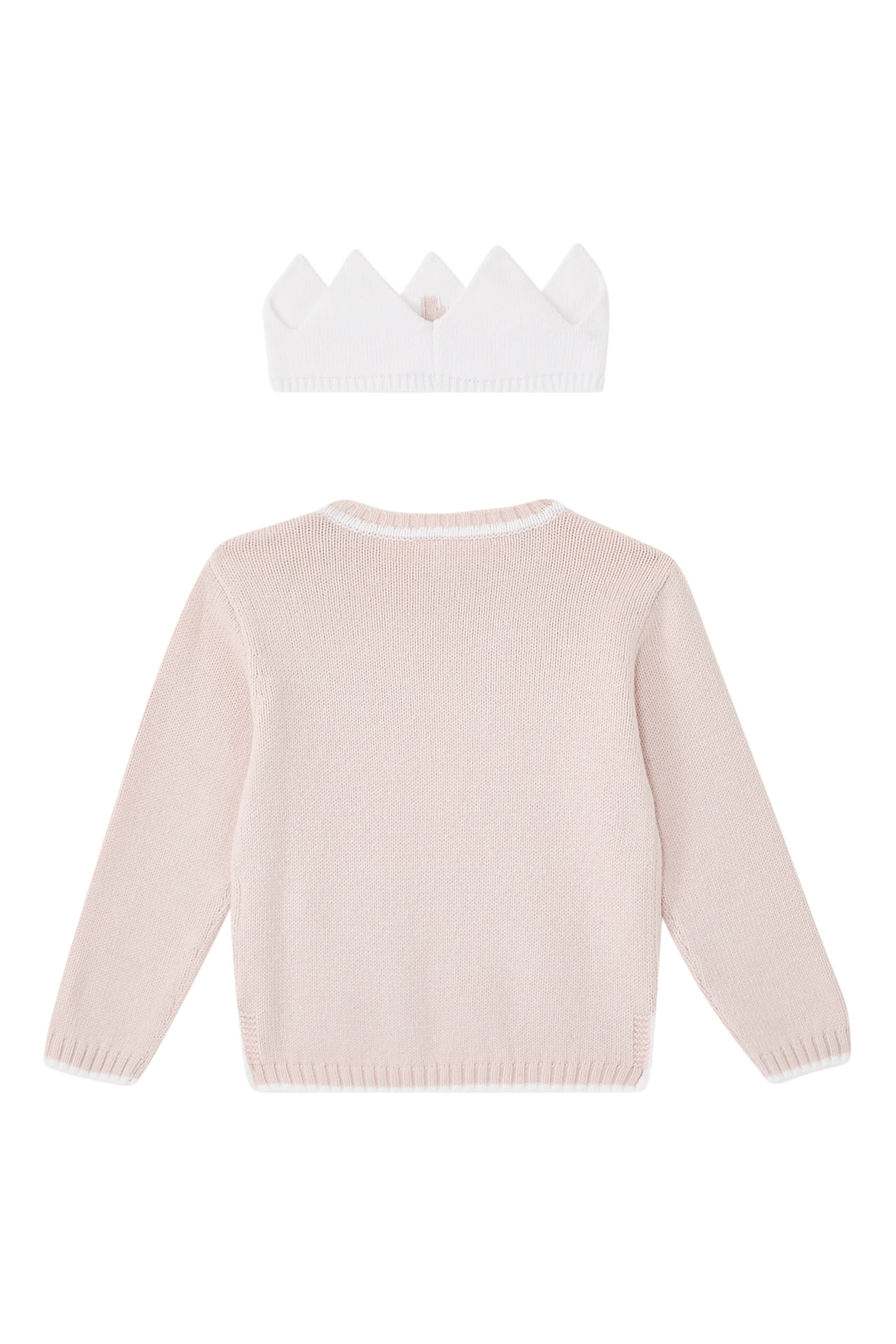 Kids Organic Cotton Blend My 2nd Birthday Jumper & Crown Gift Set