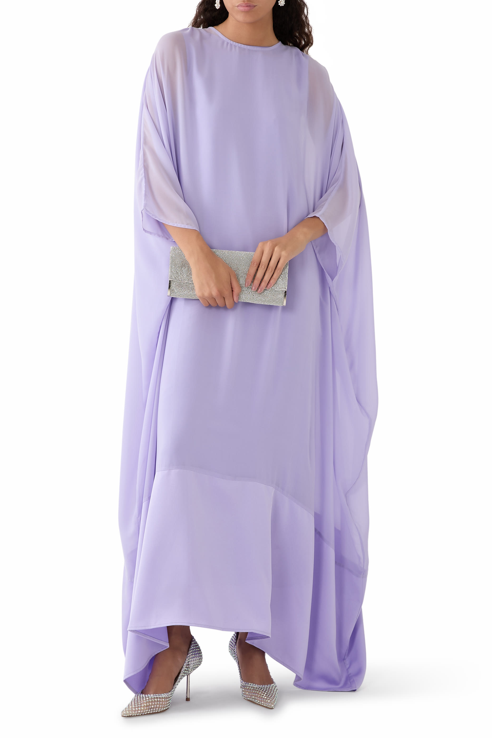 Satin Flowy Kaftan