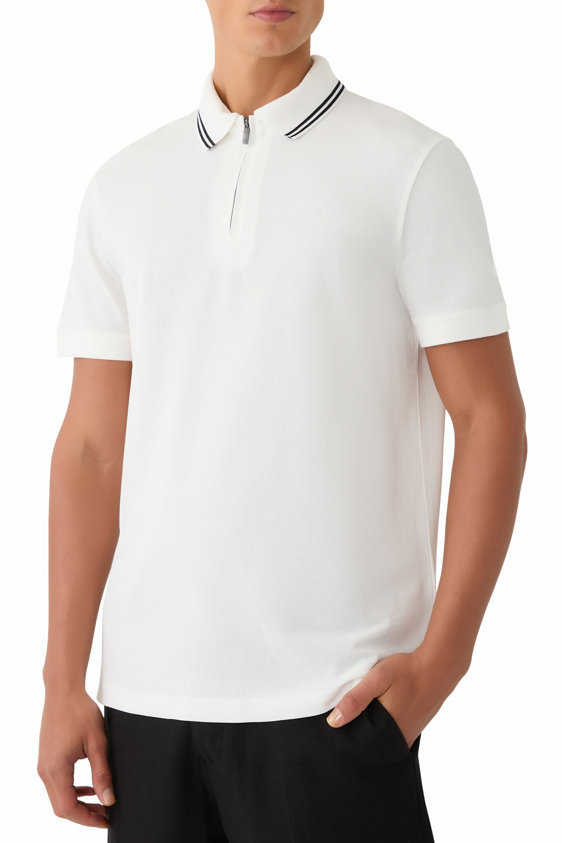 Marina Half Zipper Polo Shirt