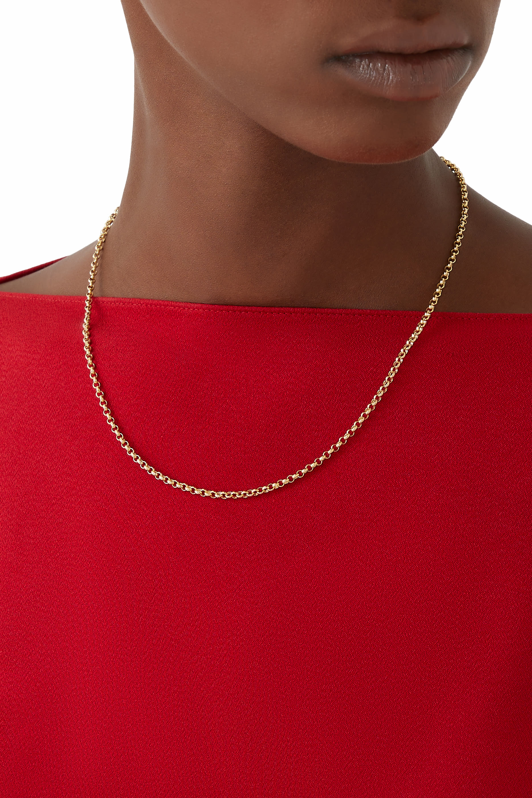 Chain Necklace, 18K Yellow Gold