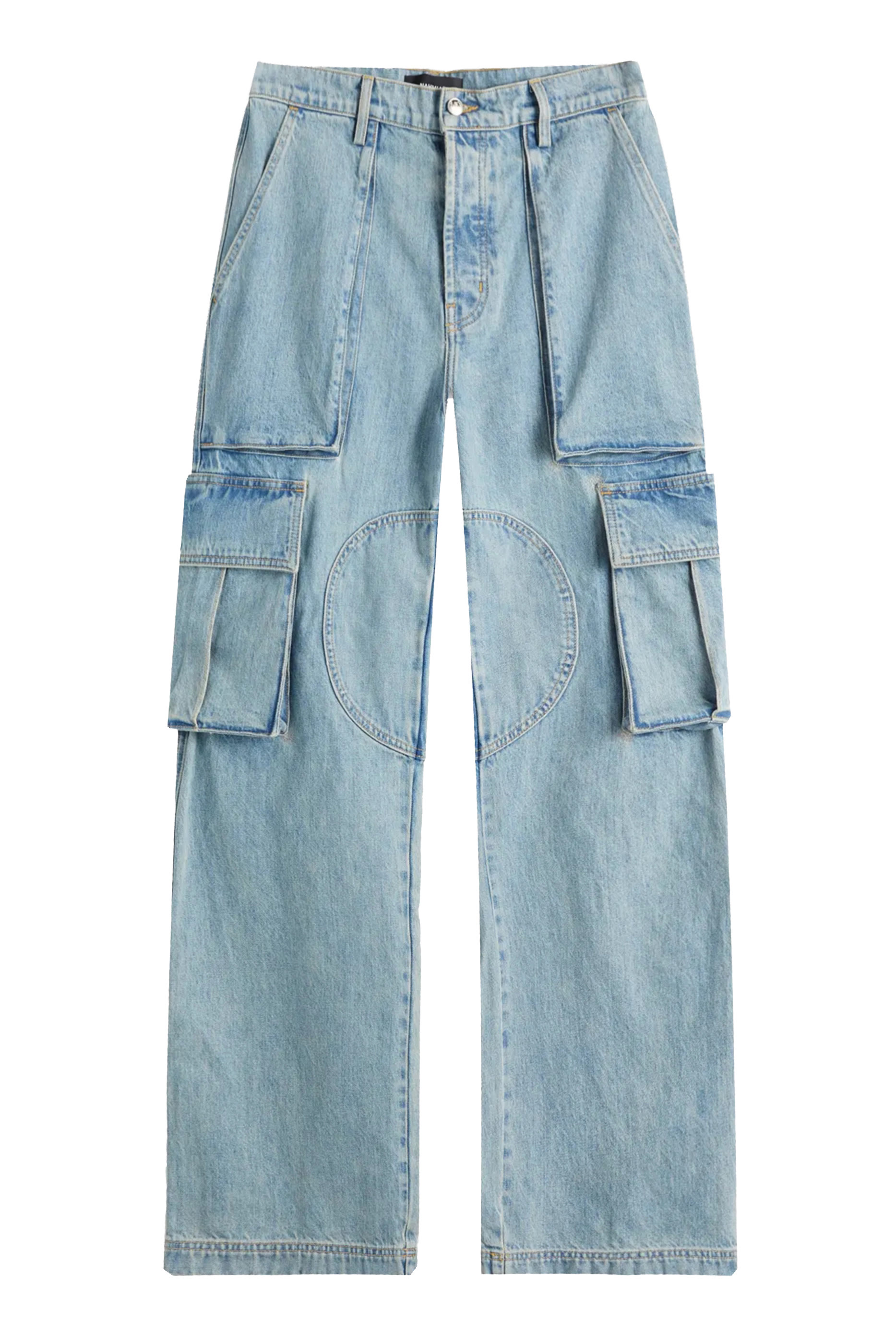 Denim Logo Cargo Trousers