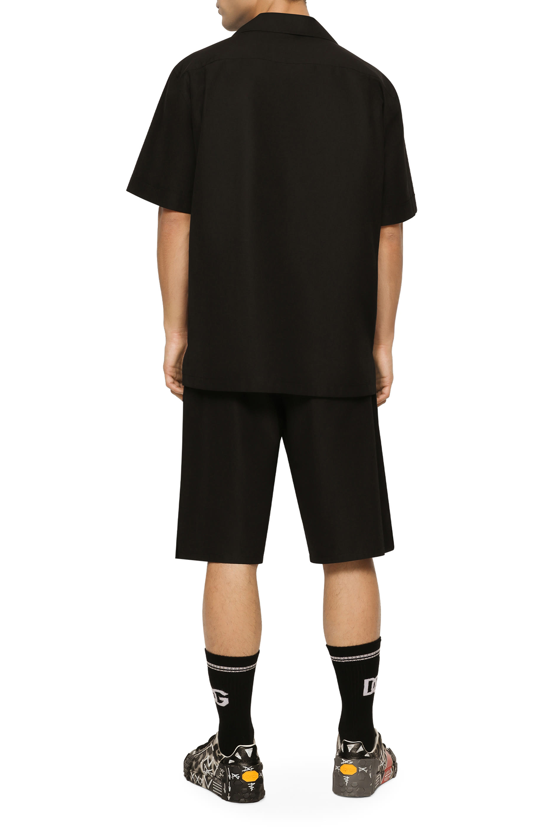 Logo Tag Cotton Jogging Shorts