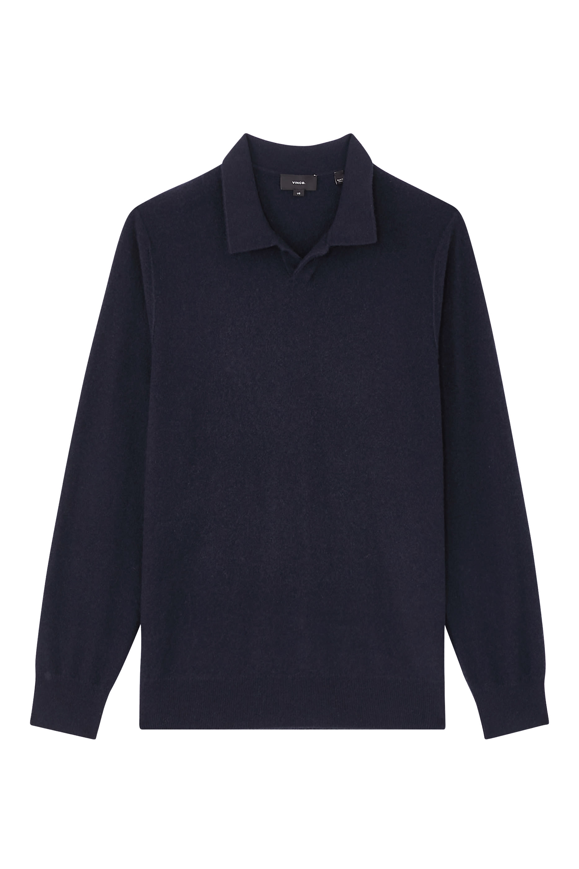 Boiled Cashmere Johnny Collar Sweater