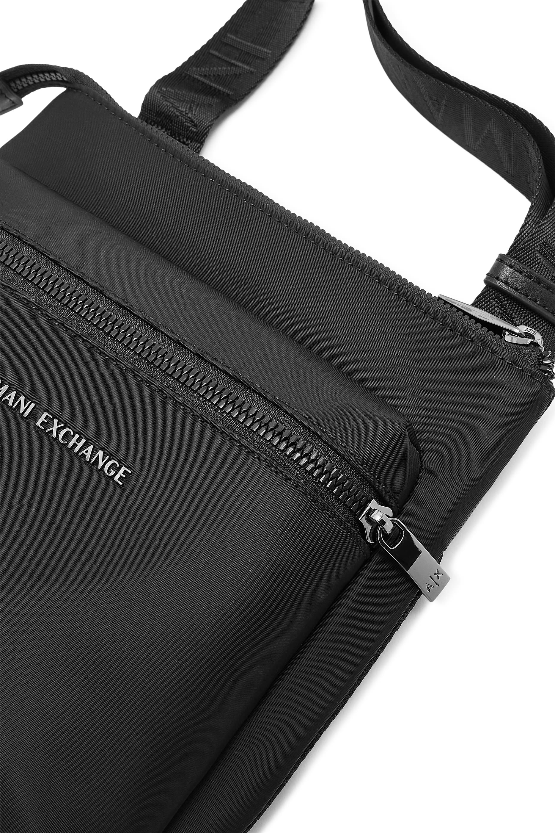 2‑Zipper Commuter Crossbody Bag