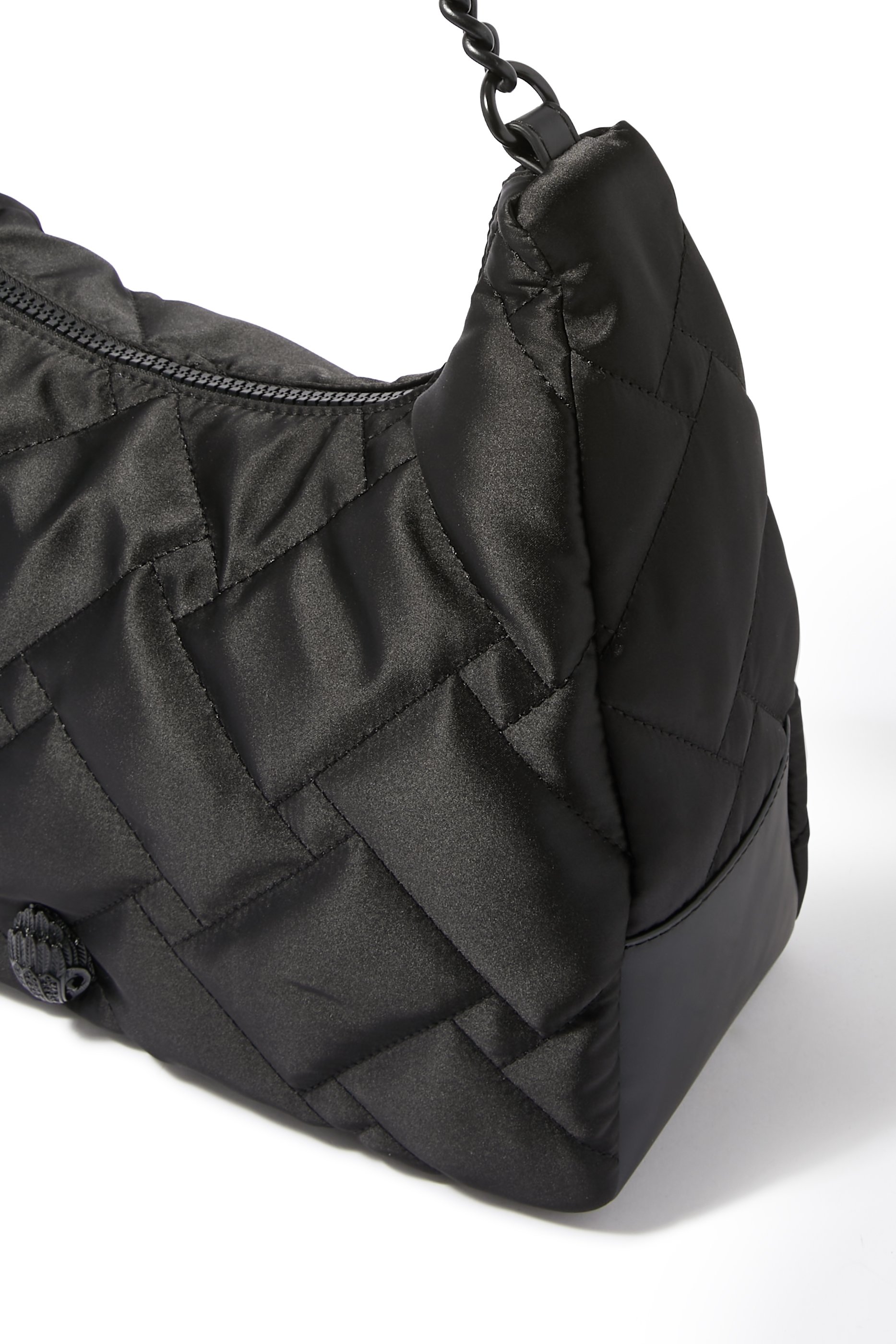 Recycled Nylon Crossbody Hobo Bag