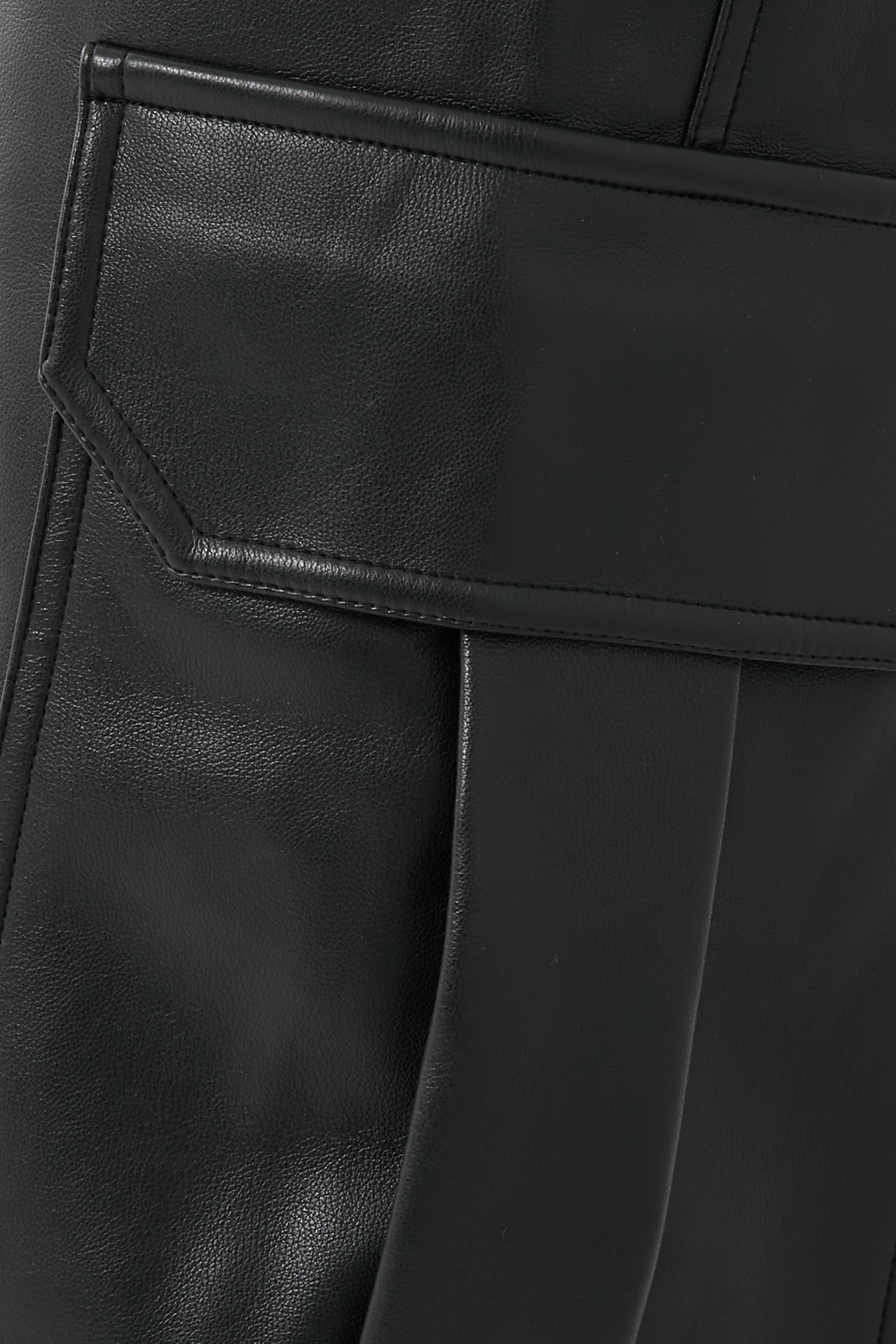 Remy Faux Leather Jumpsuit