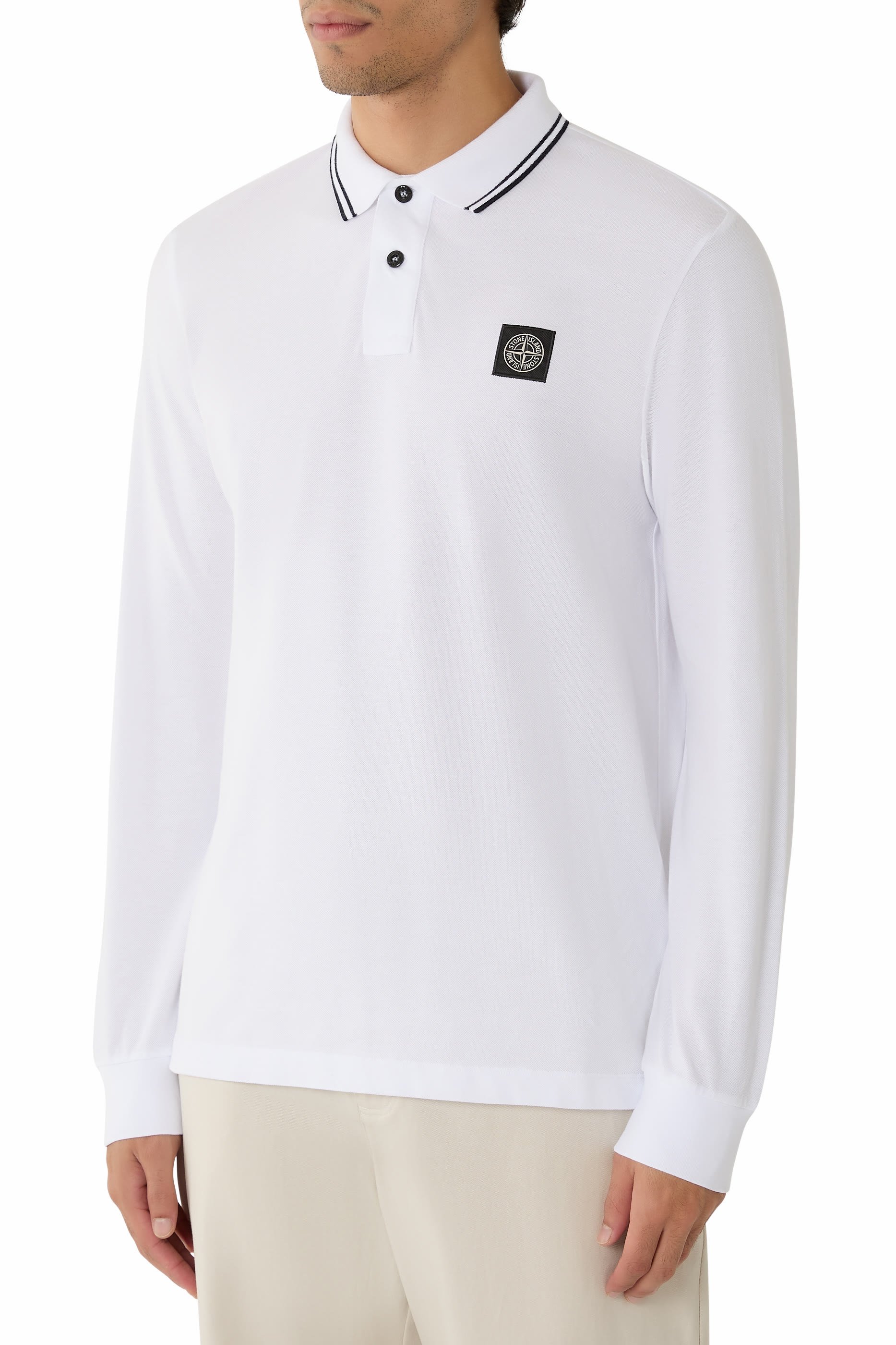  Long-Sleeve Polo Shirt