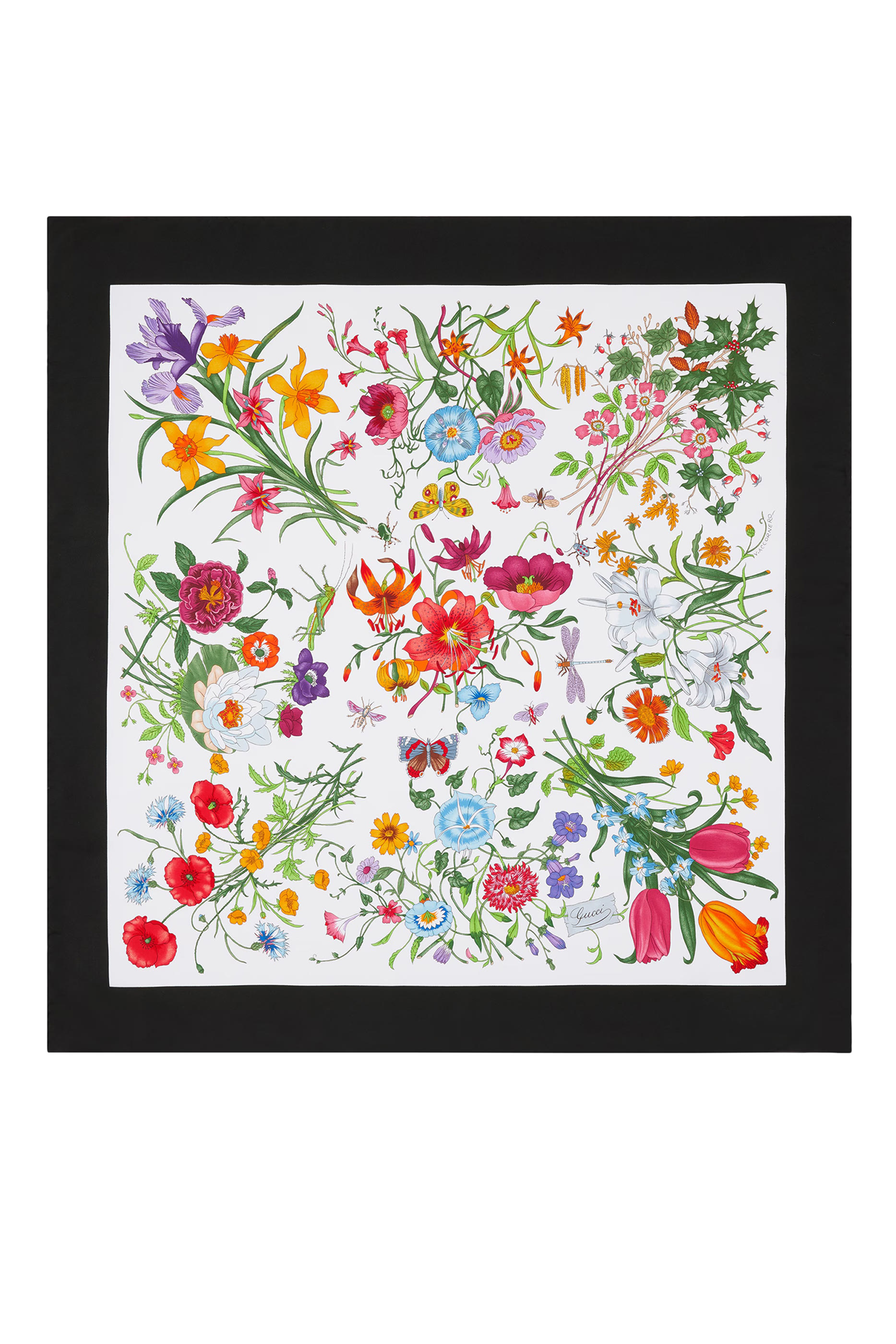 Printed Silk Twill Carré