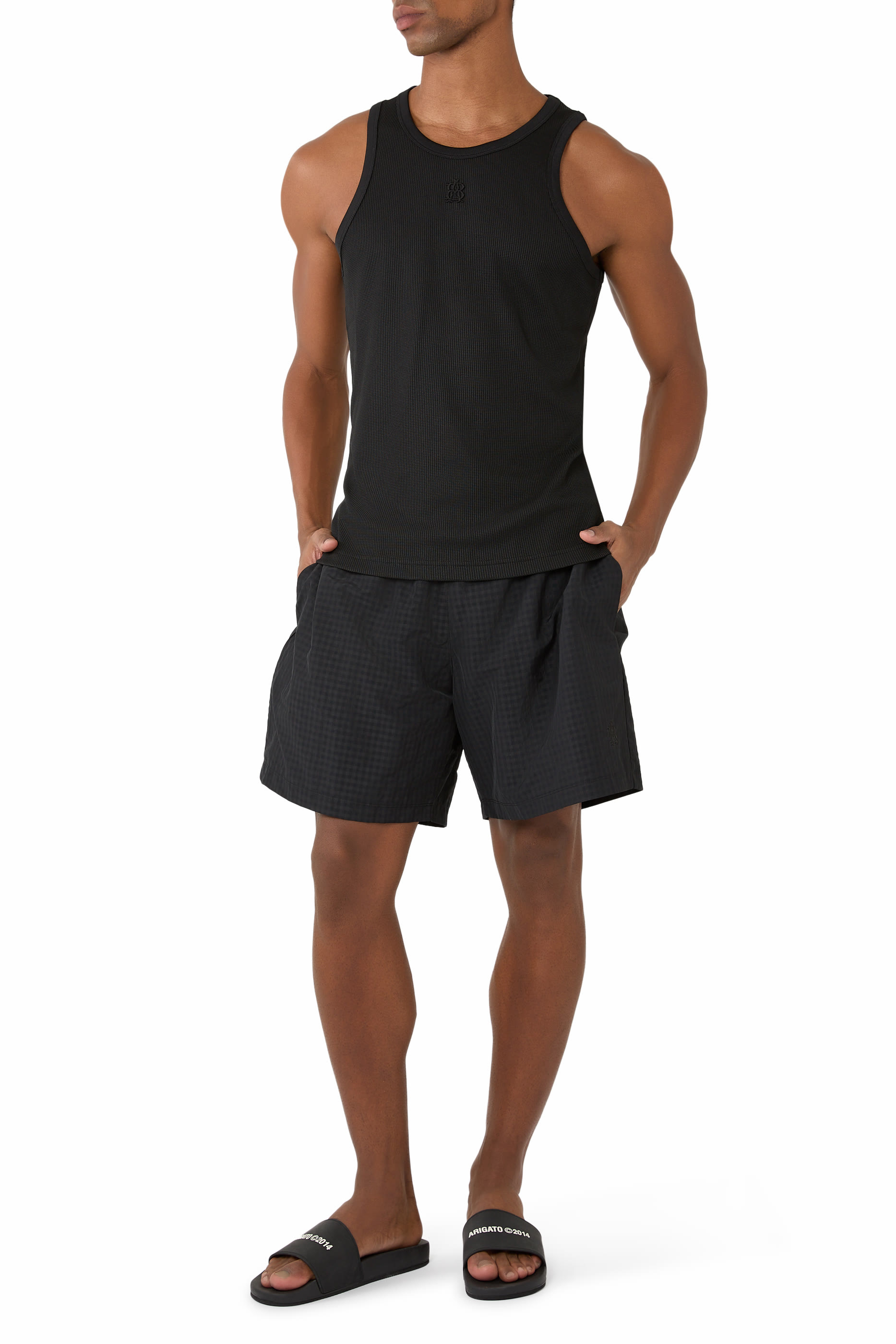 Seersucker Swim Shorts