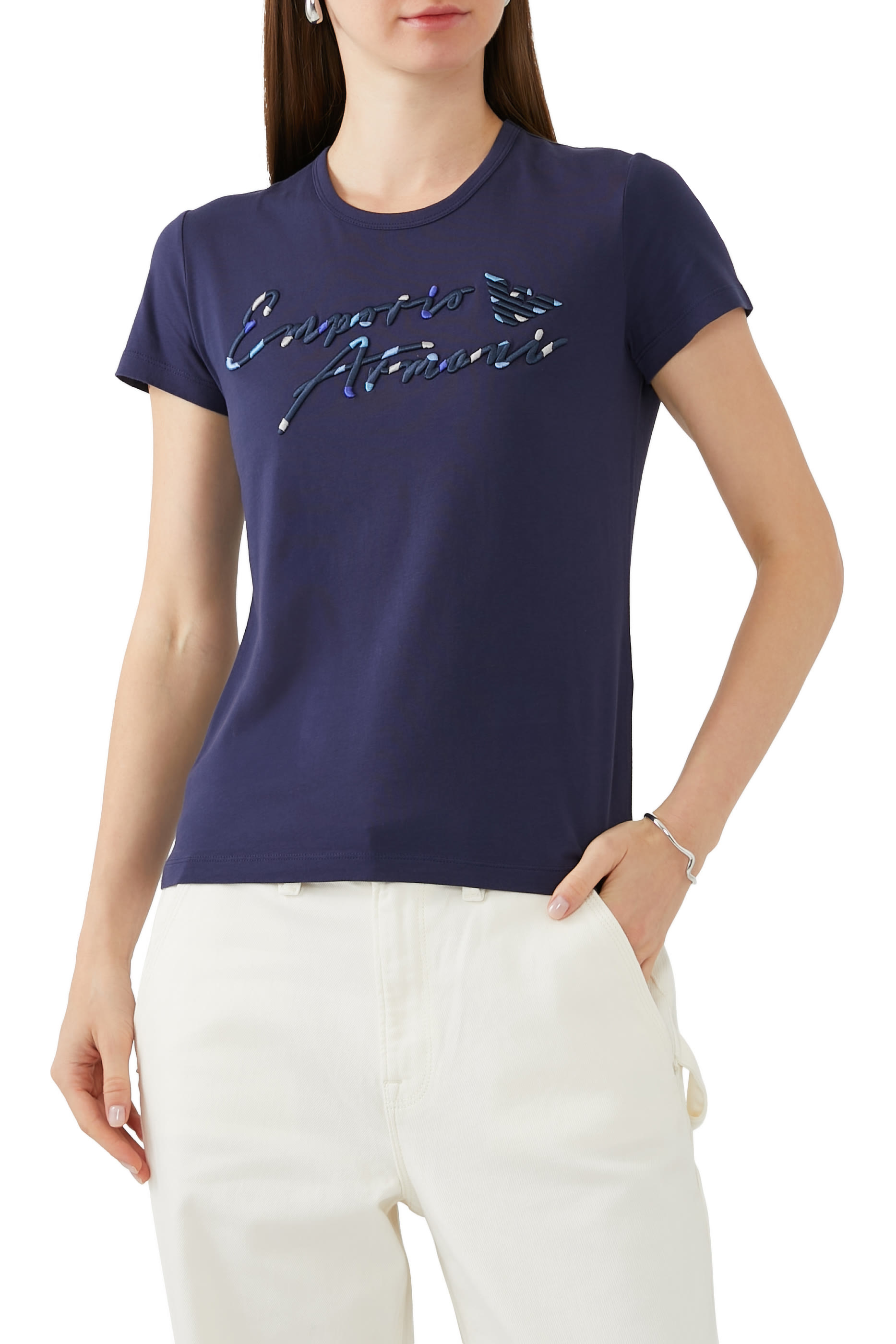 Logo-Embroidered T-Shirt