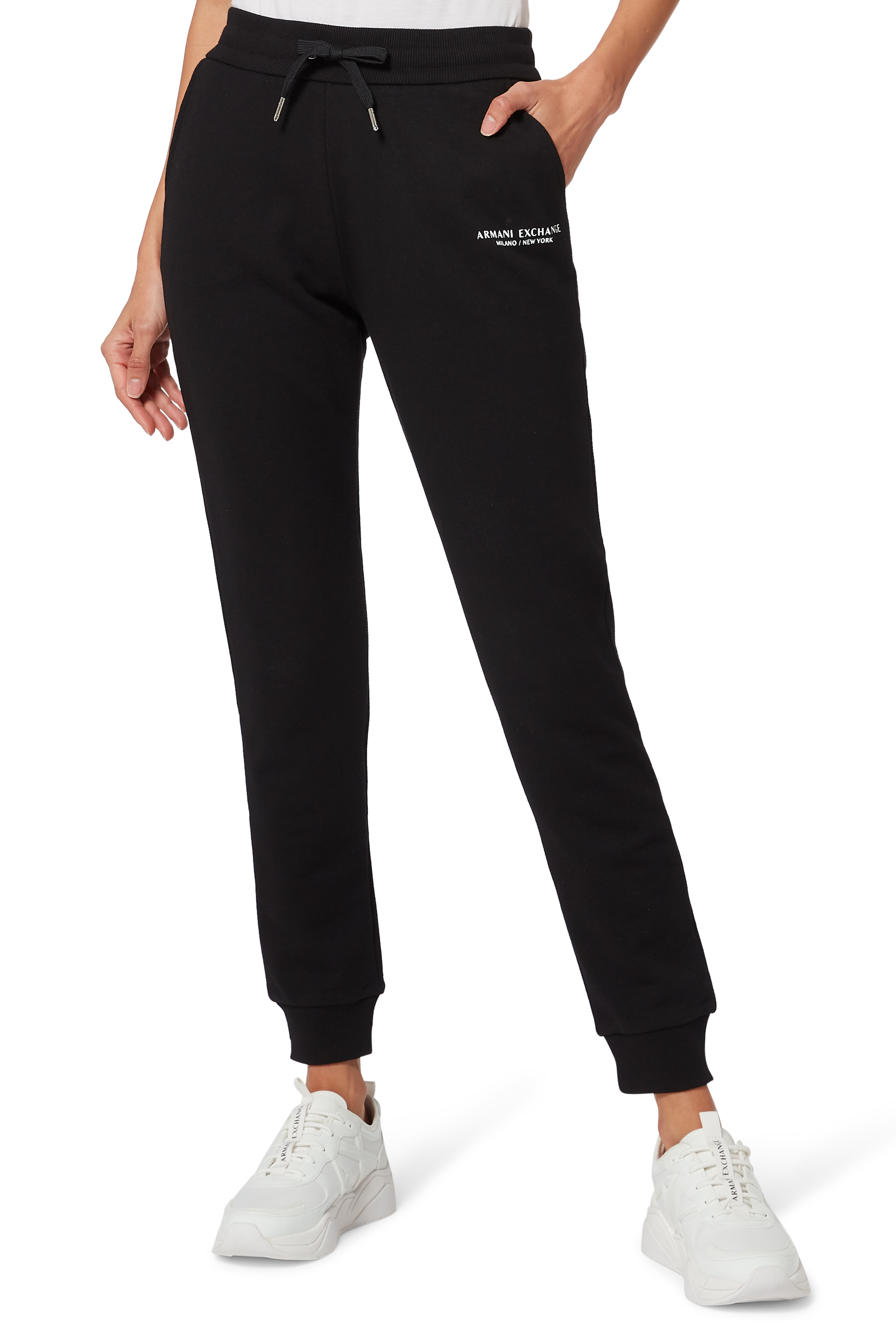 Buy Armani Exchange Clean Logo Active Sweatpants for Womens |  Bloomingdale's Kuwait