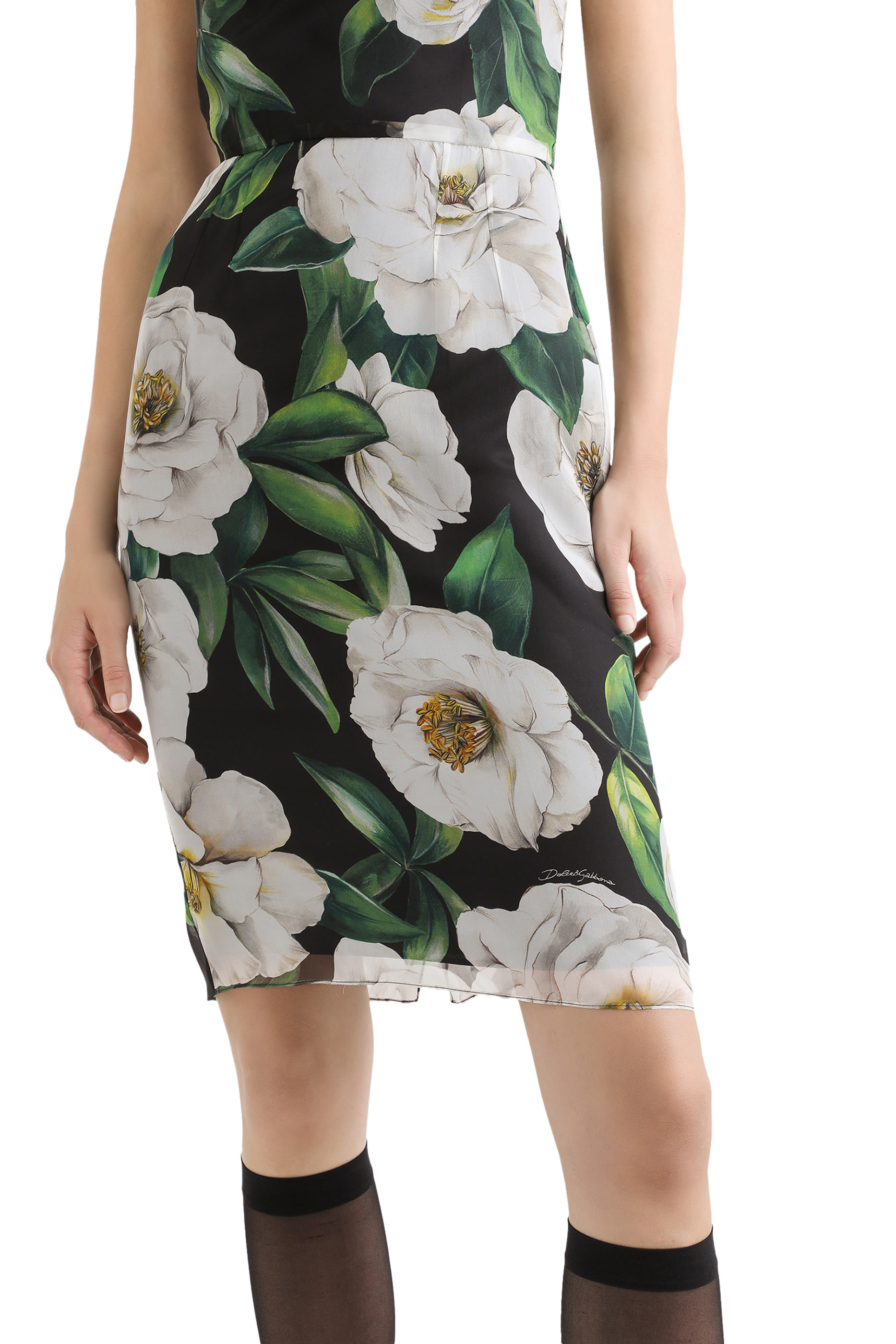 Floral-Print Mini Dress