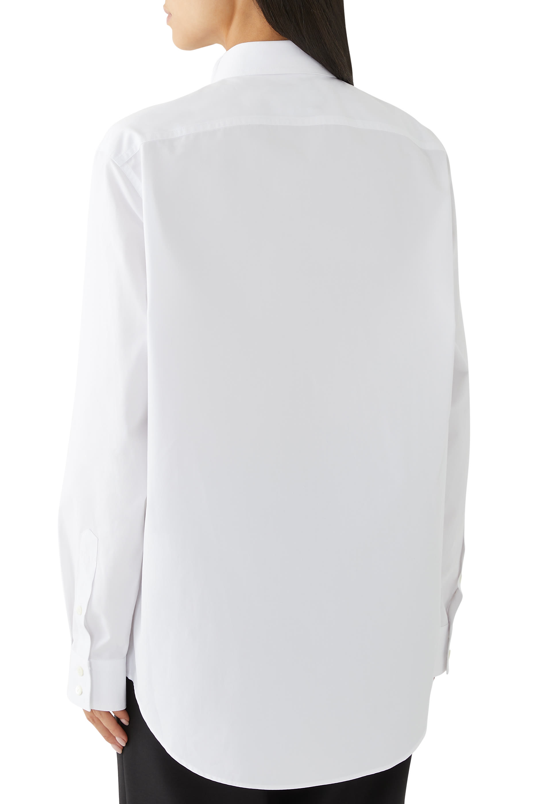 Embossed Cotton Poplin Shirt