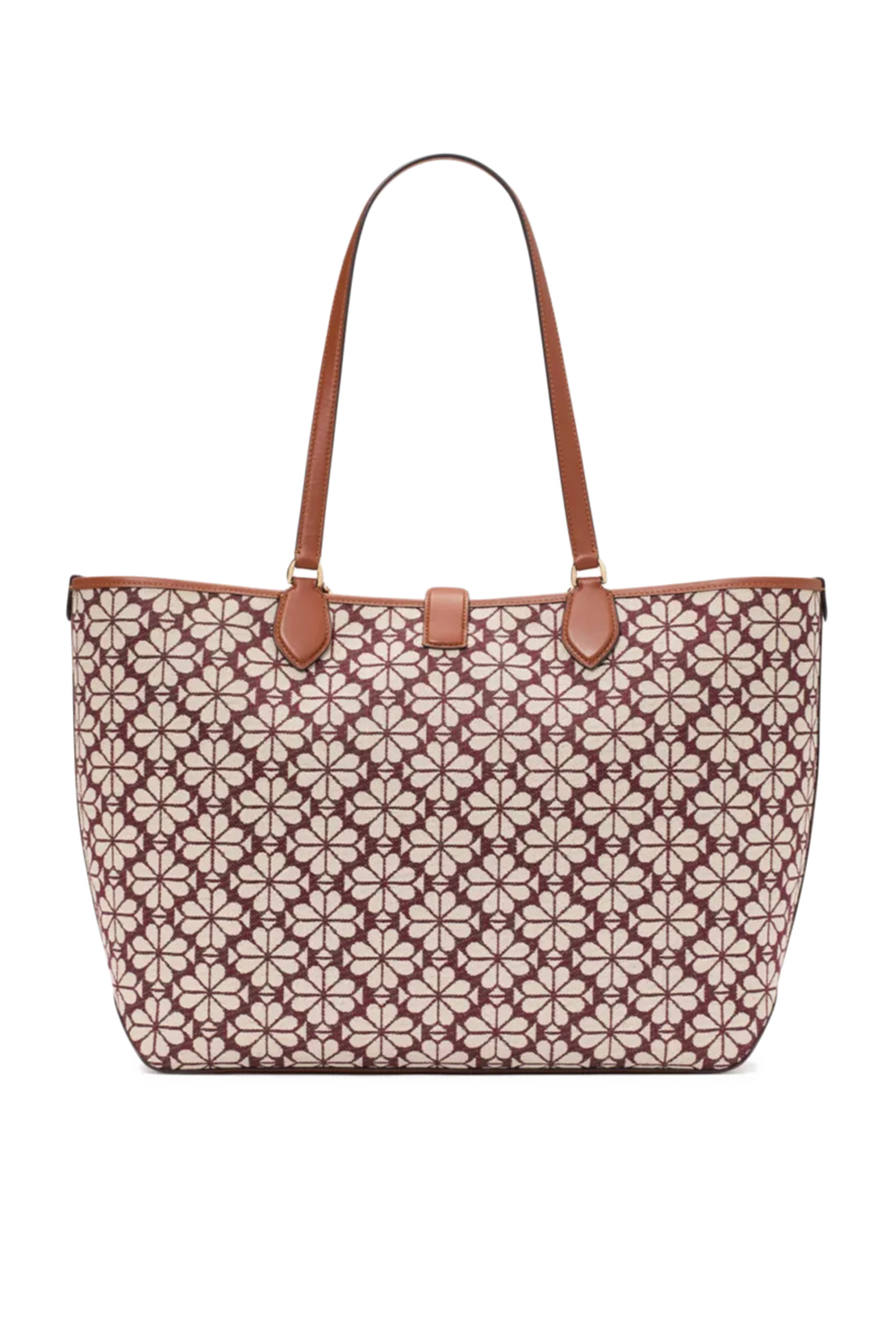 Spade Flower Jacquard Large Open Tote