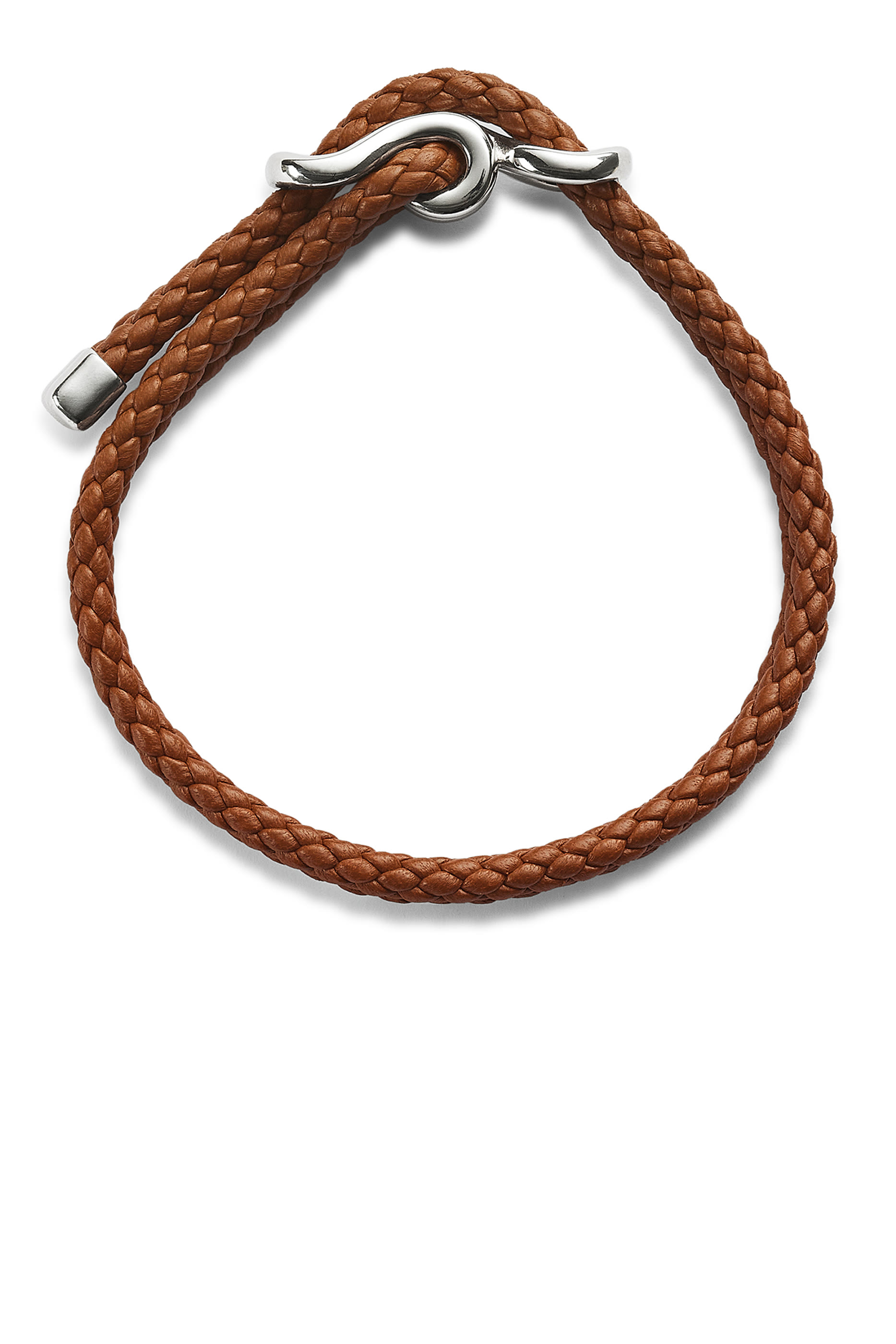 Leather Bracelet, Leather & Sterling Silver