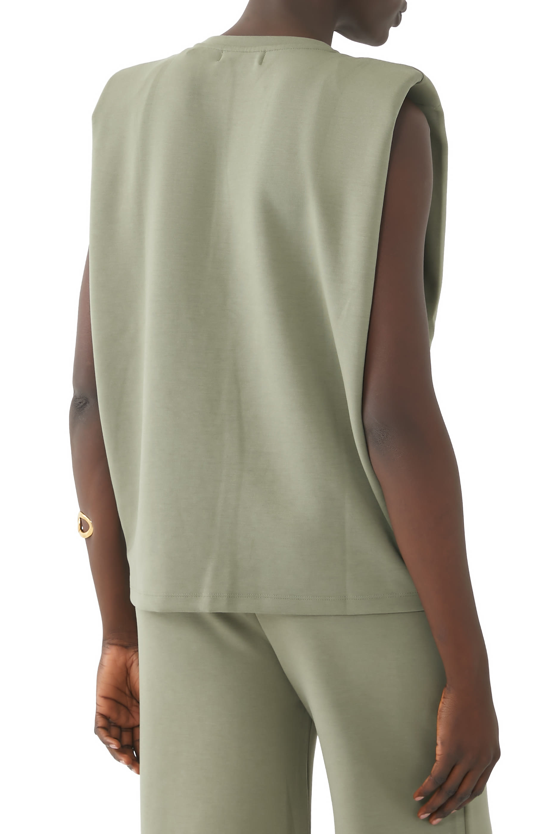 Lounge Padded Shoulder T-Shirt