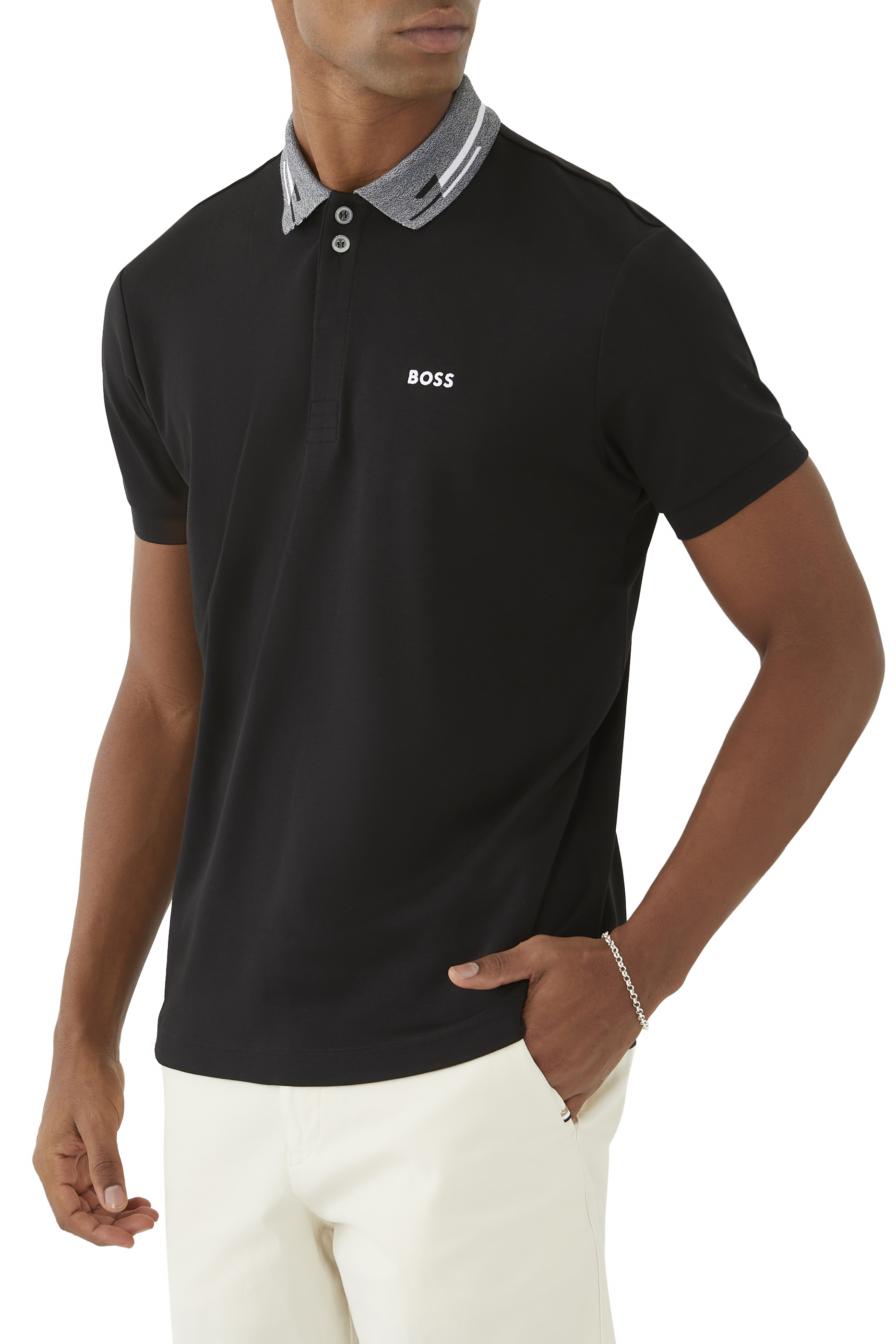 Interlock-Cotton Polo Shirt