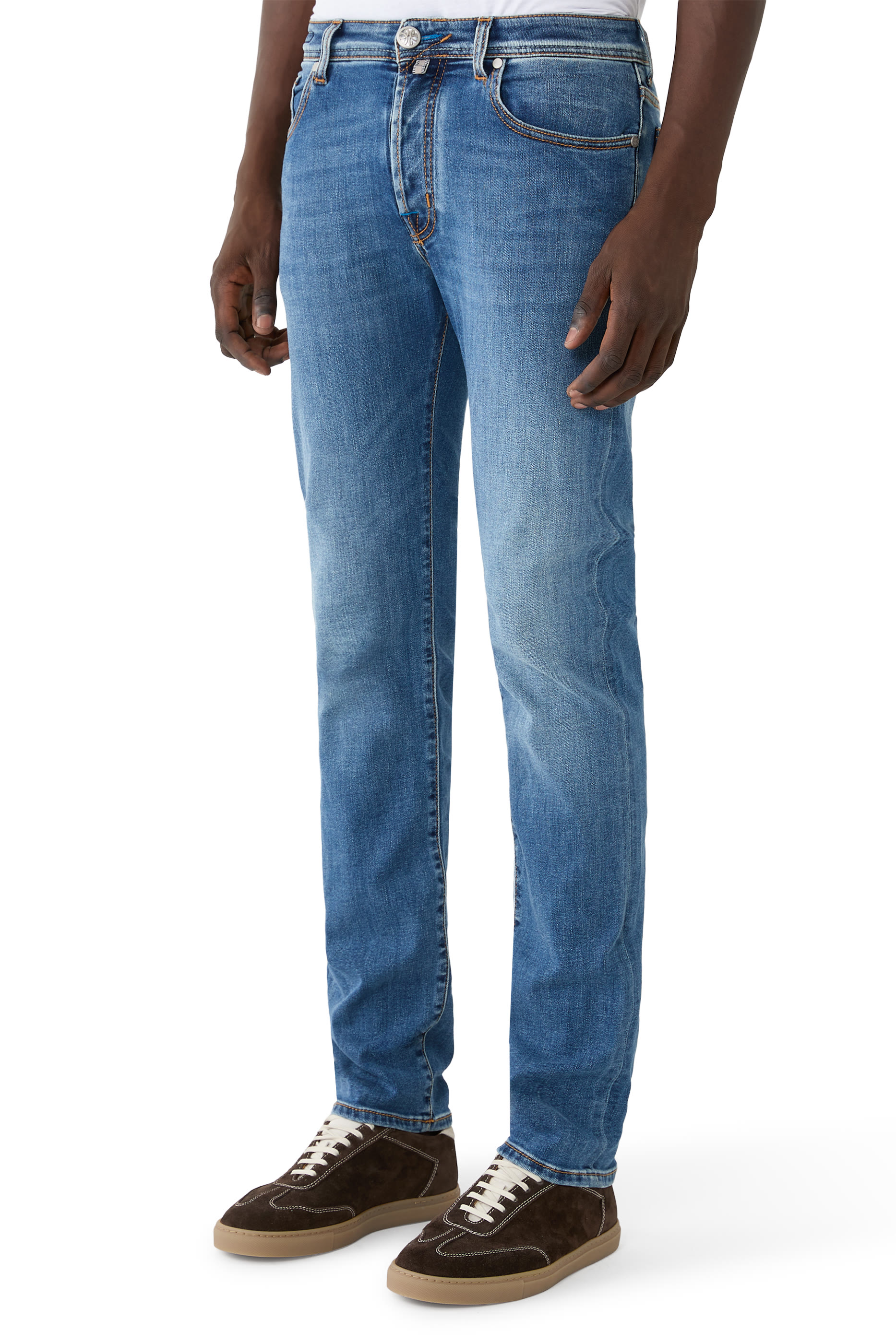  Bard Fast Regular-Slim 5 Pocket Jeans