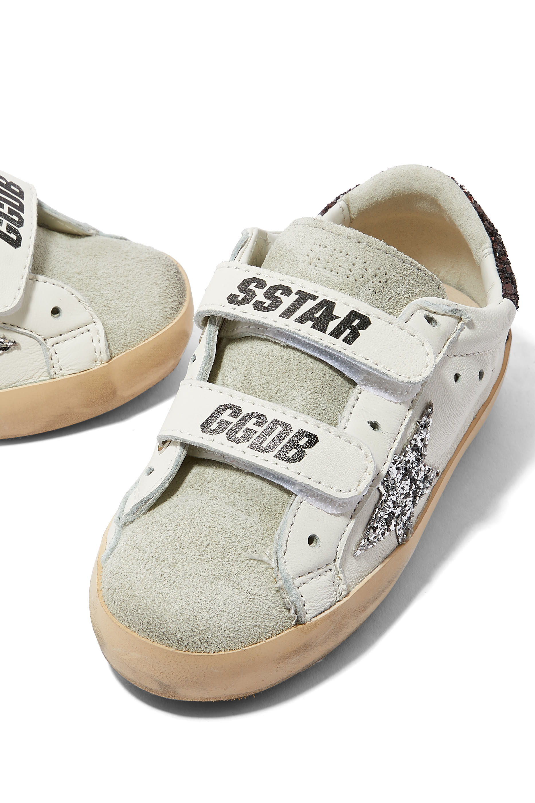 Kids Old School Leather Sneakers