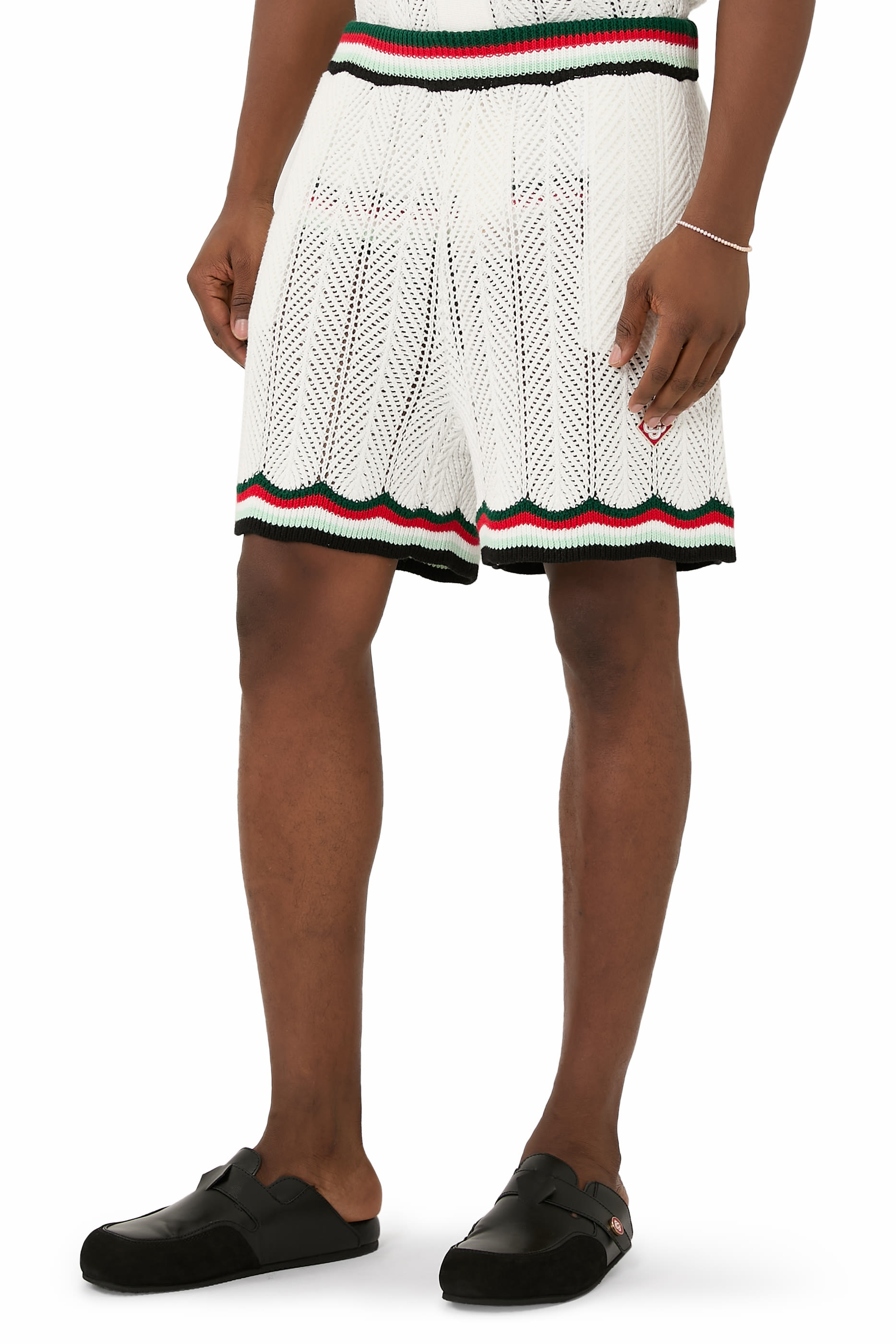 Chevron Crochet Shorts 