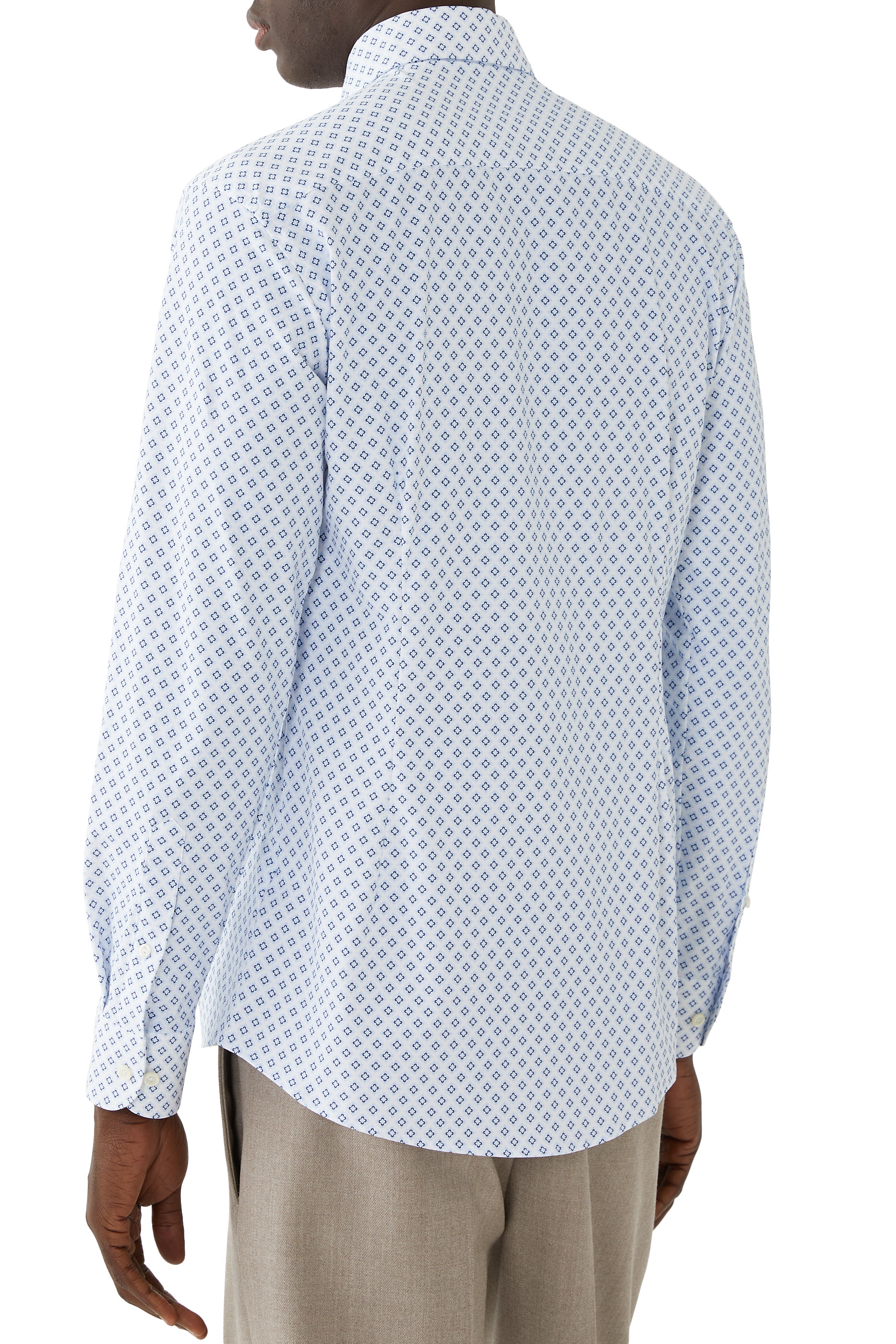 Geometric Four Way-Stretch Shirt