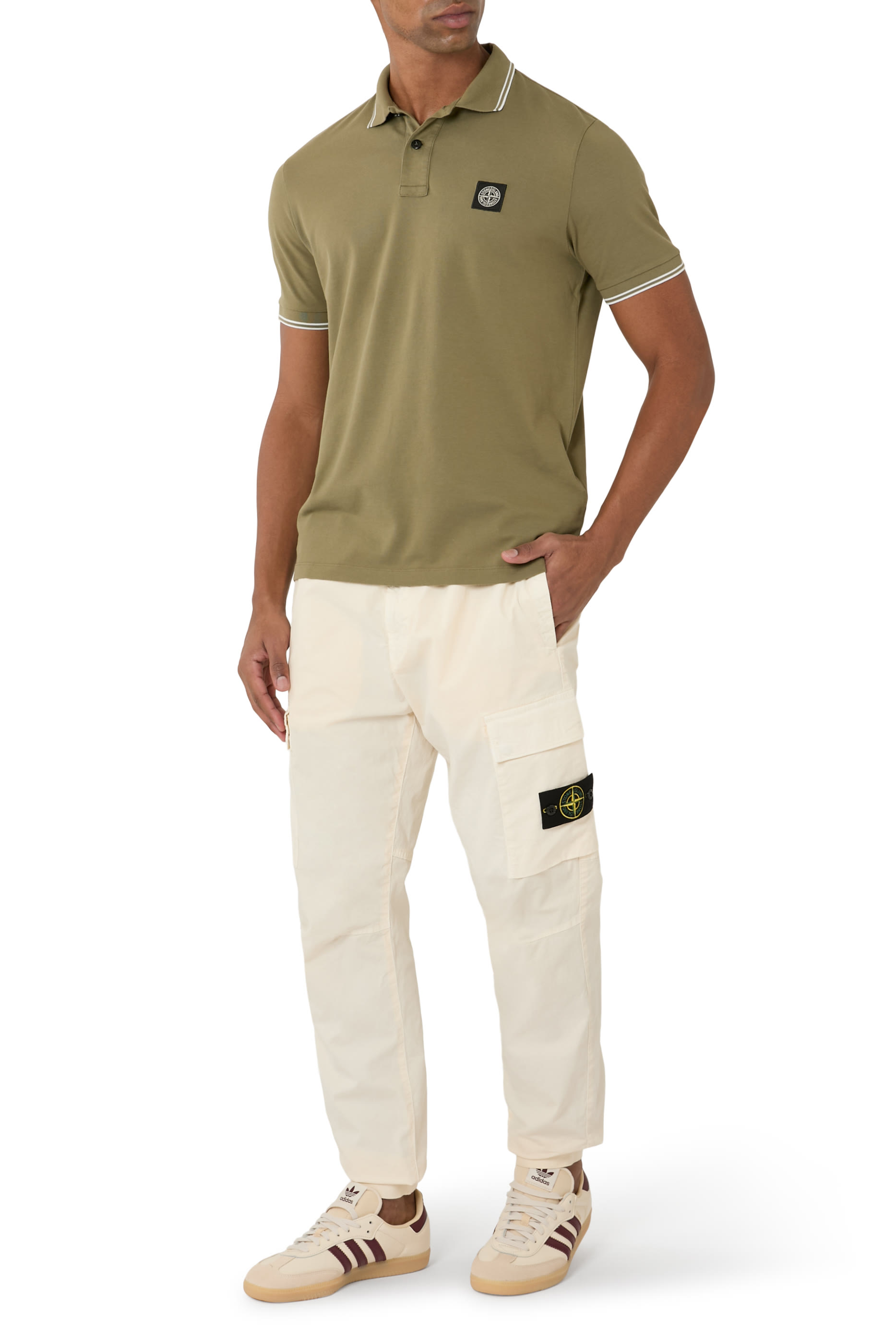 Drawstring Waistband Cargo Pants