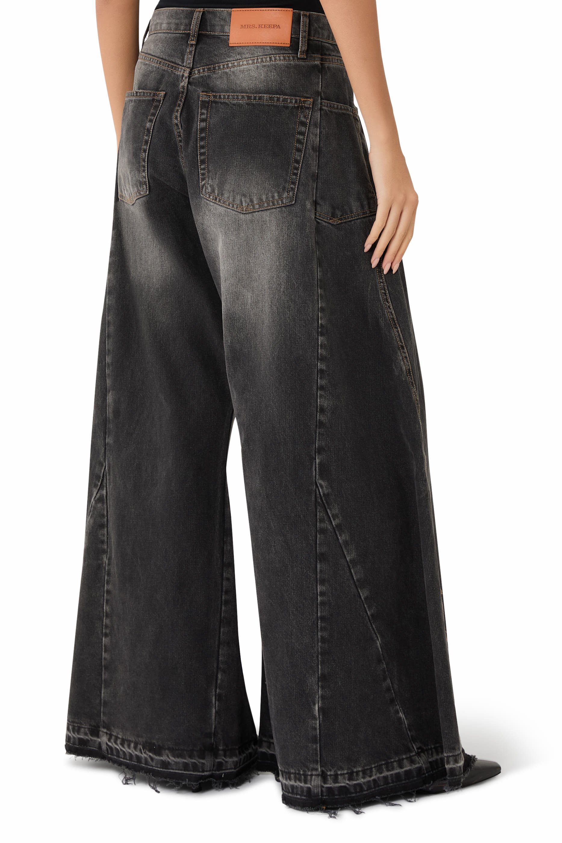 MK Signature Denim Pants