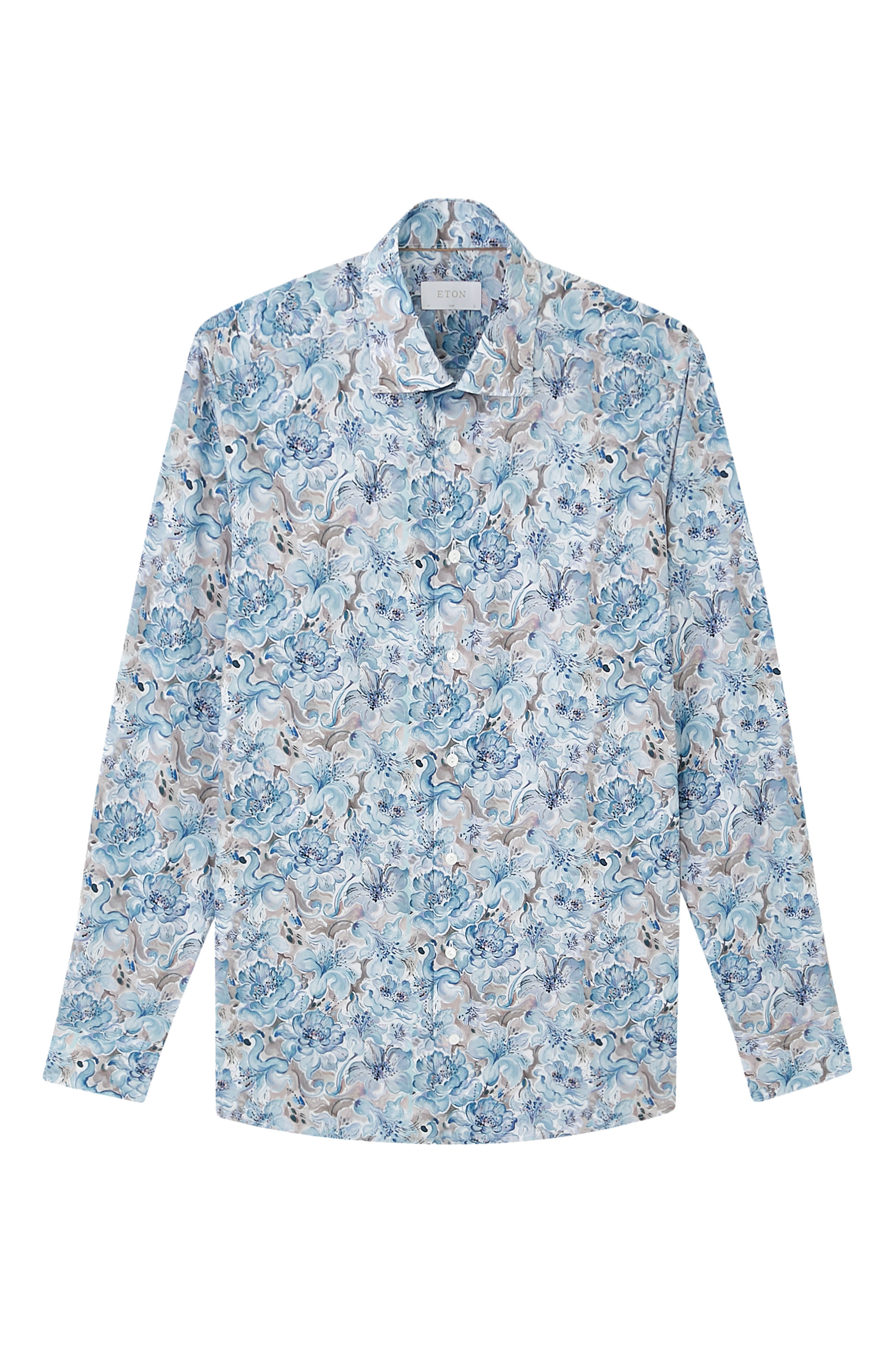 Floral Print Fine Twill Shirt