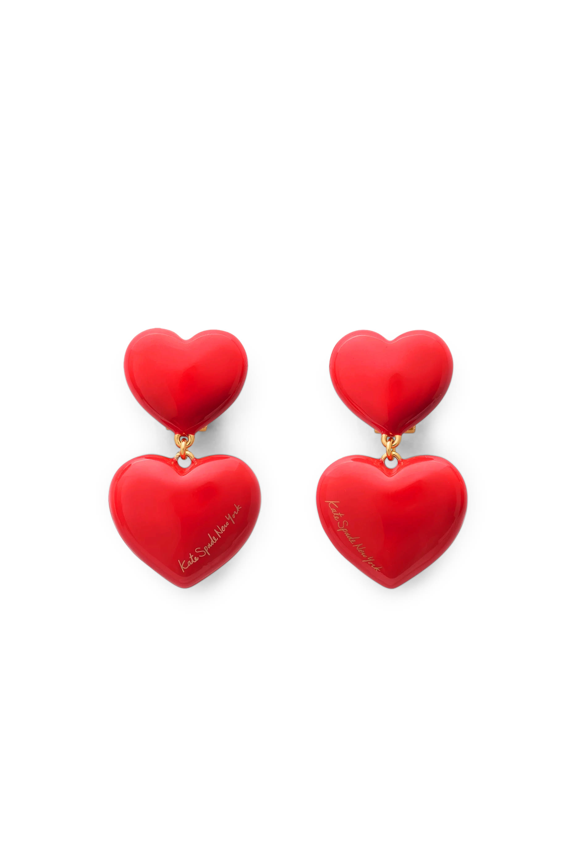 Heart You Double Drop Earrings