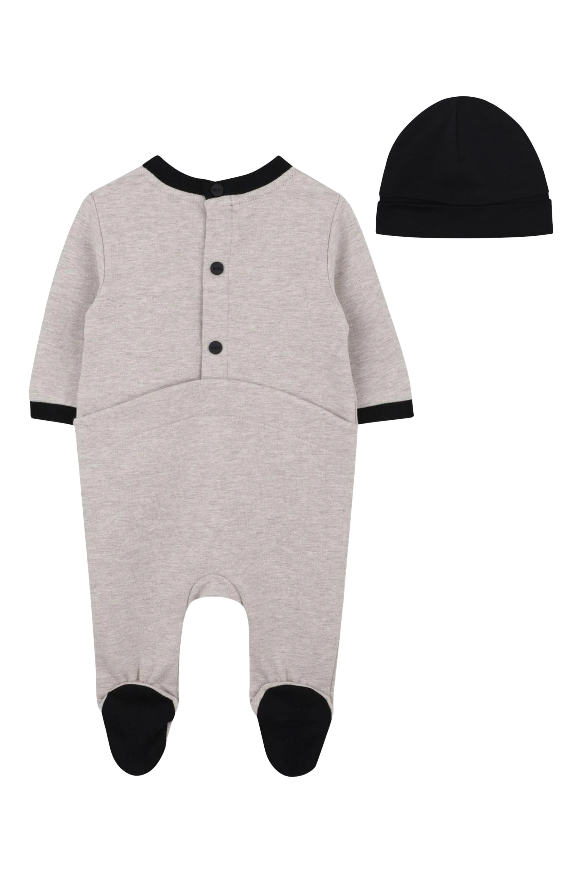 Kids Gift-Boxed Sleepsuit and Hat Set